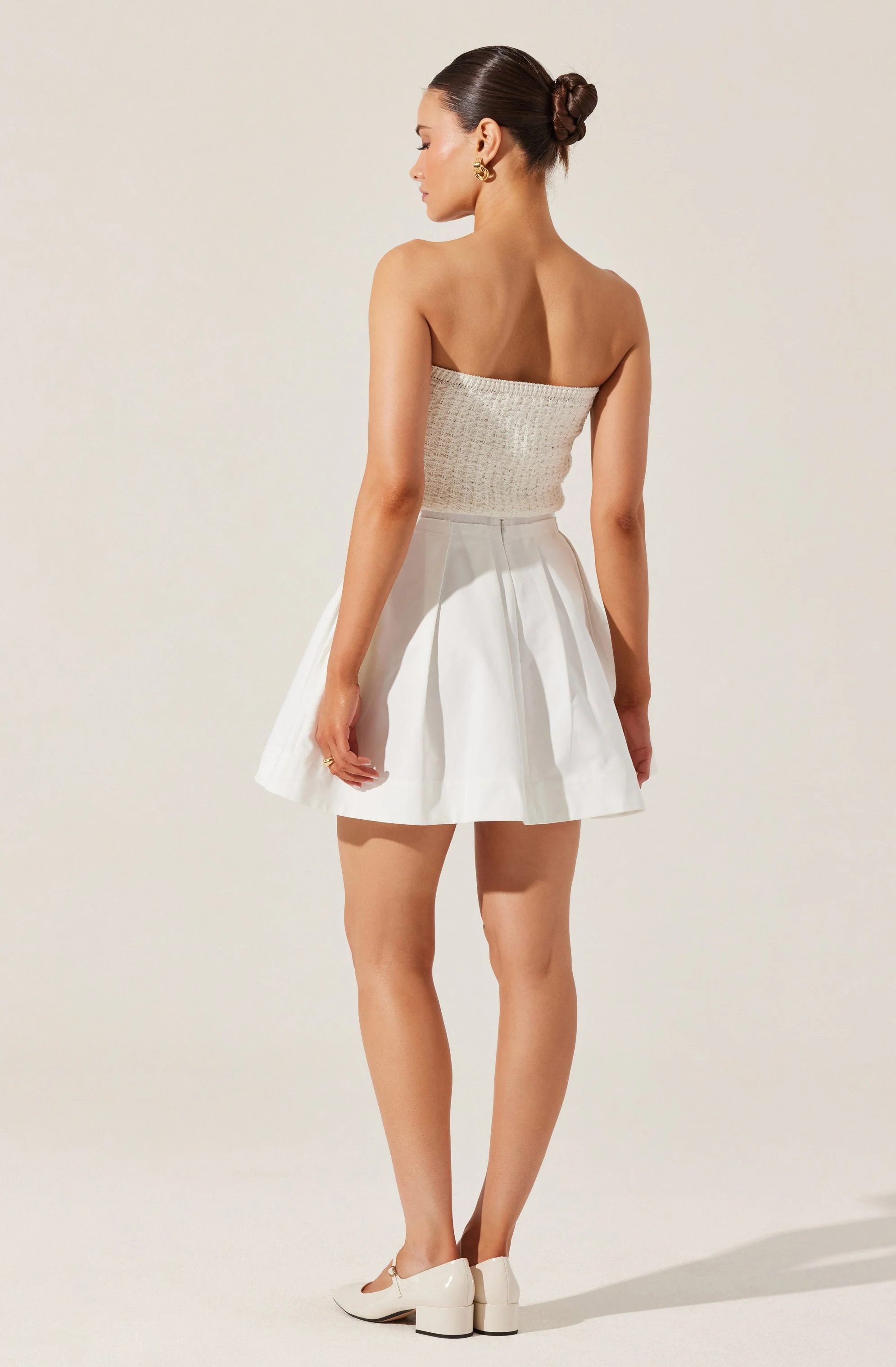 Antheia Pleated Mini Skirt