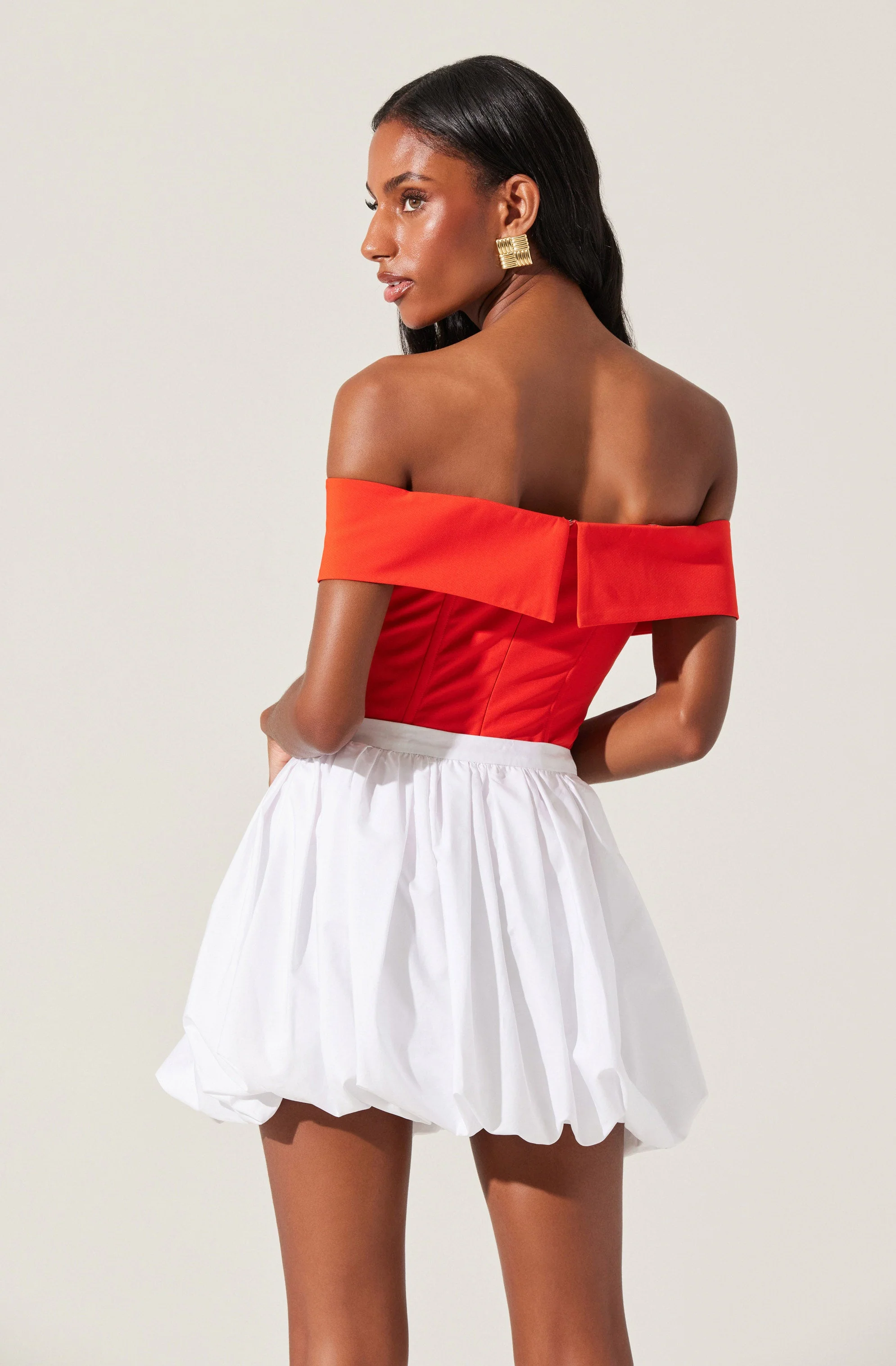 Telayna Off Shoulder Bow Top