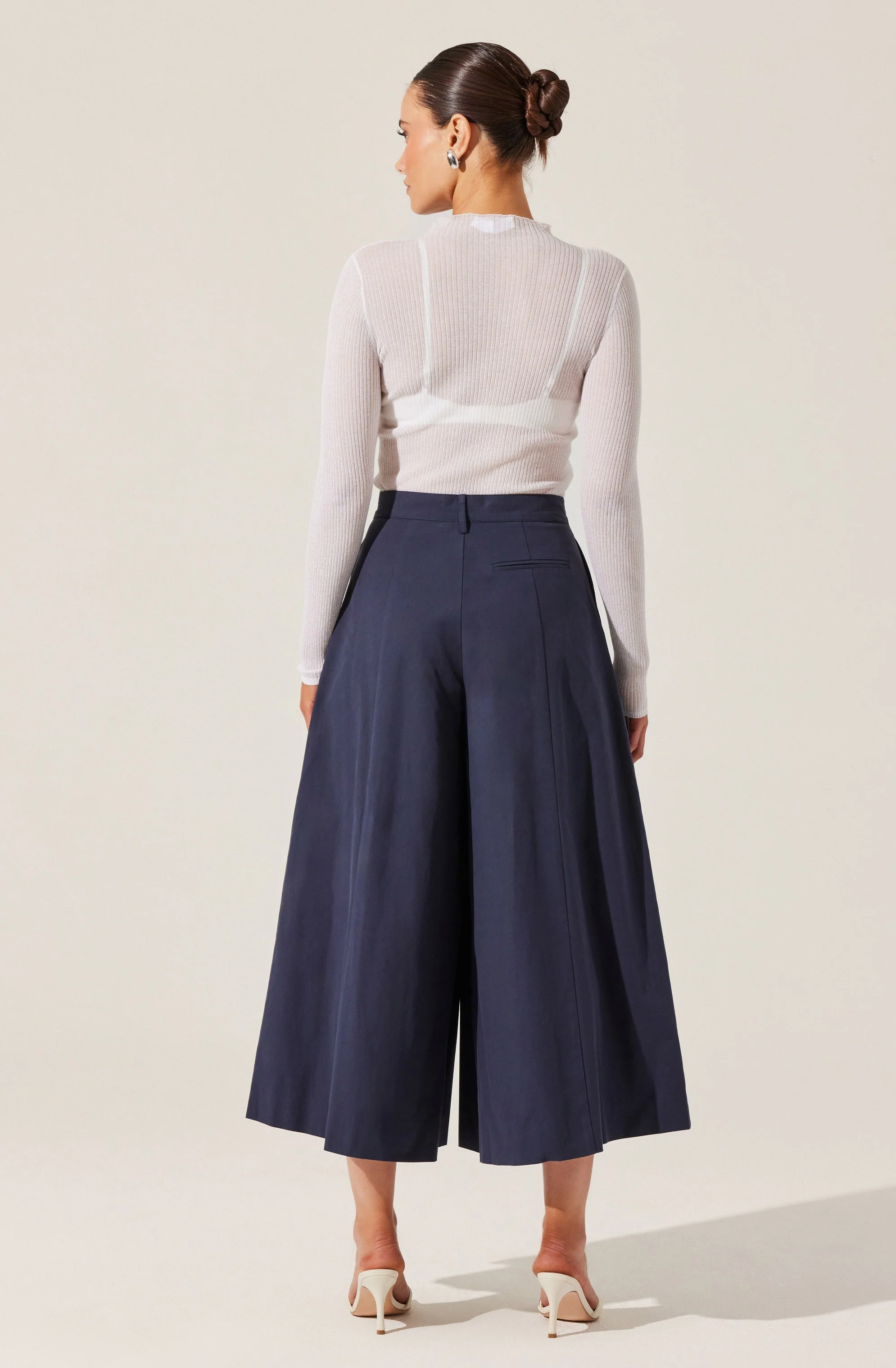 Rowen Pleated Culotte Pants