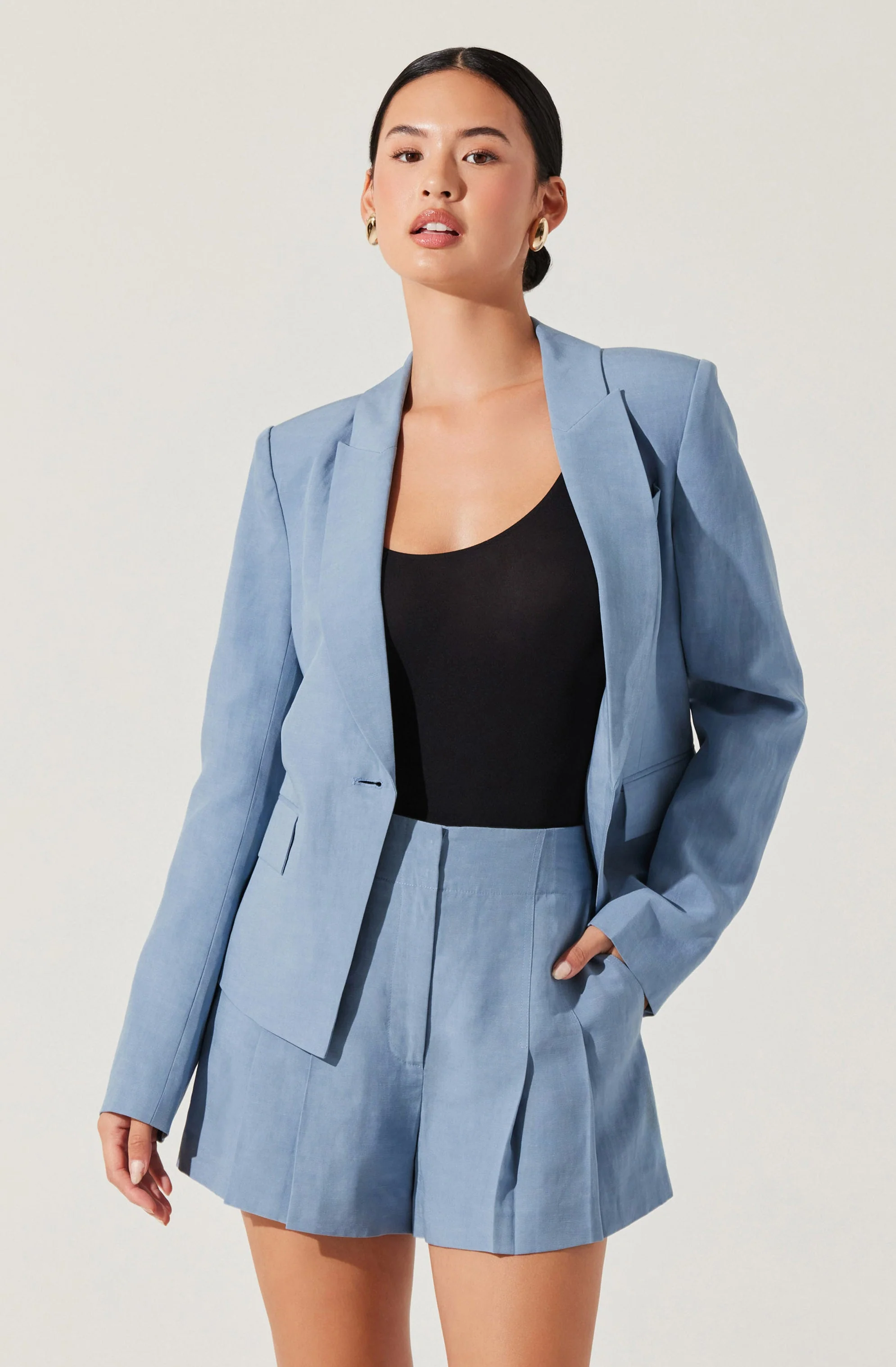Artice Linen-Blend Blazer