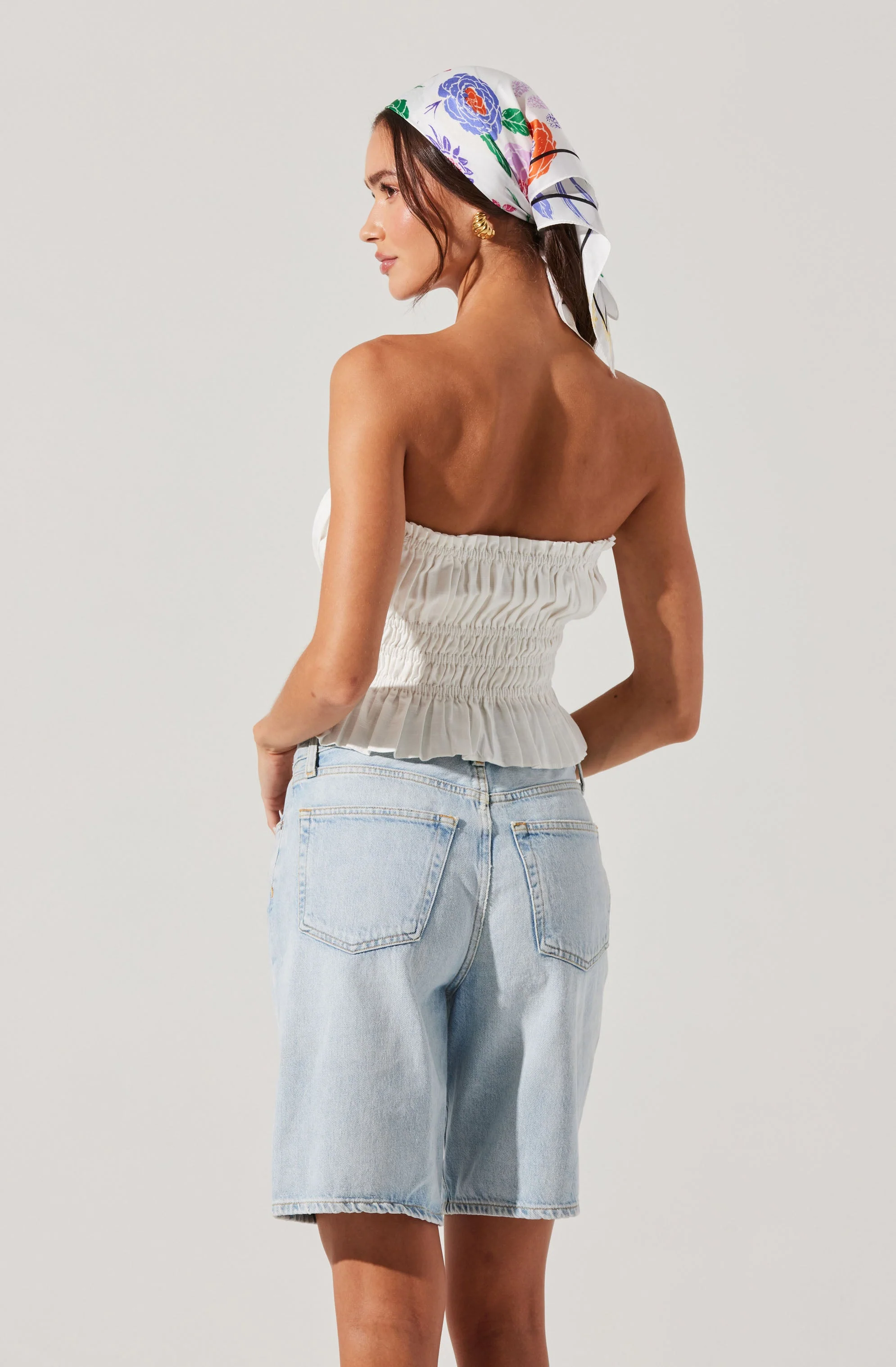 Biffy Smocked Tube Top