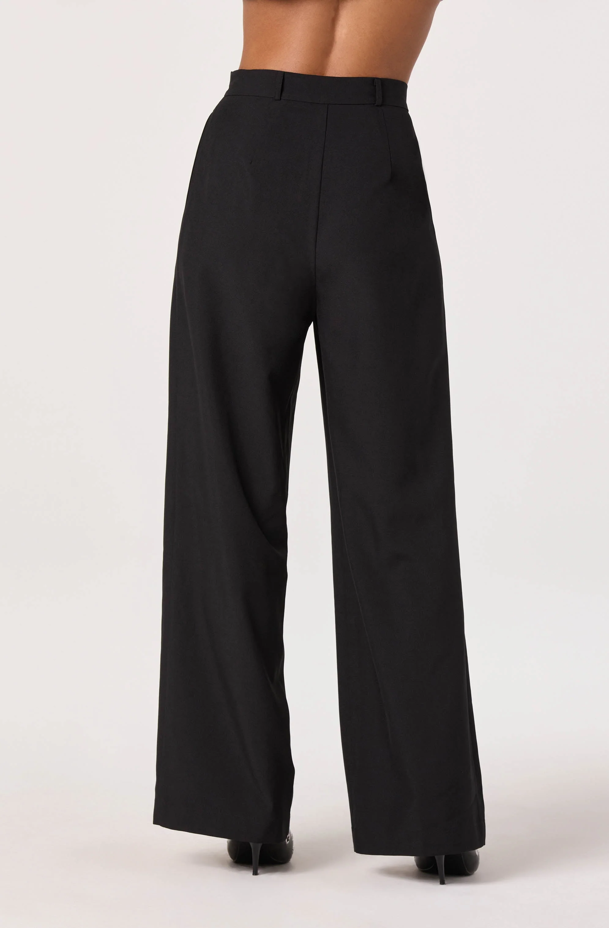Pleated High Waist Trouser