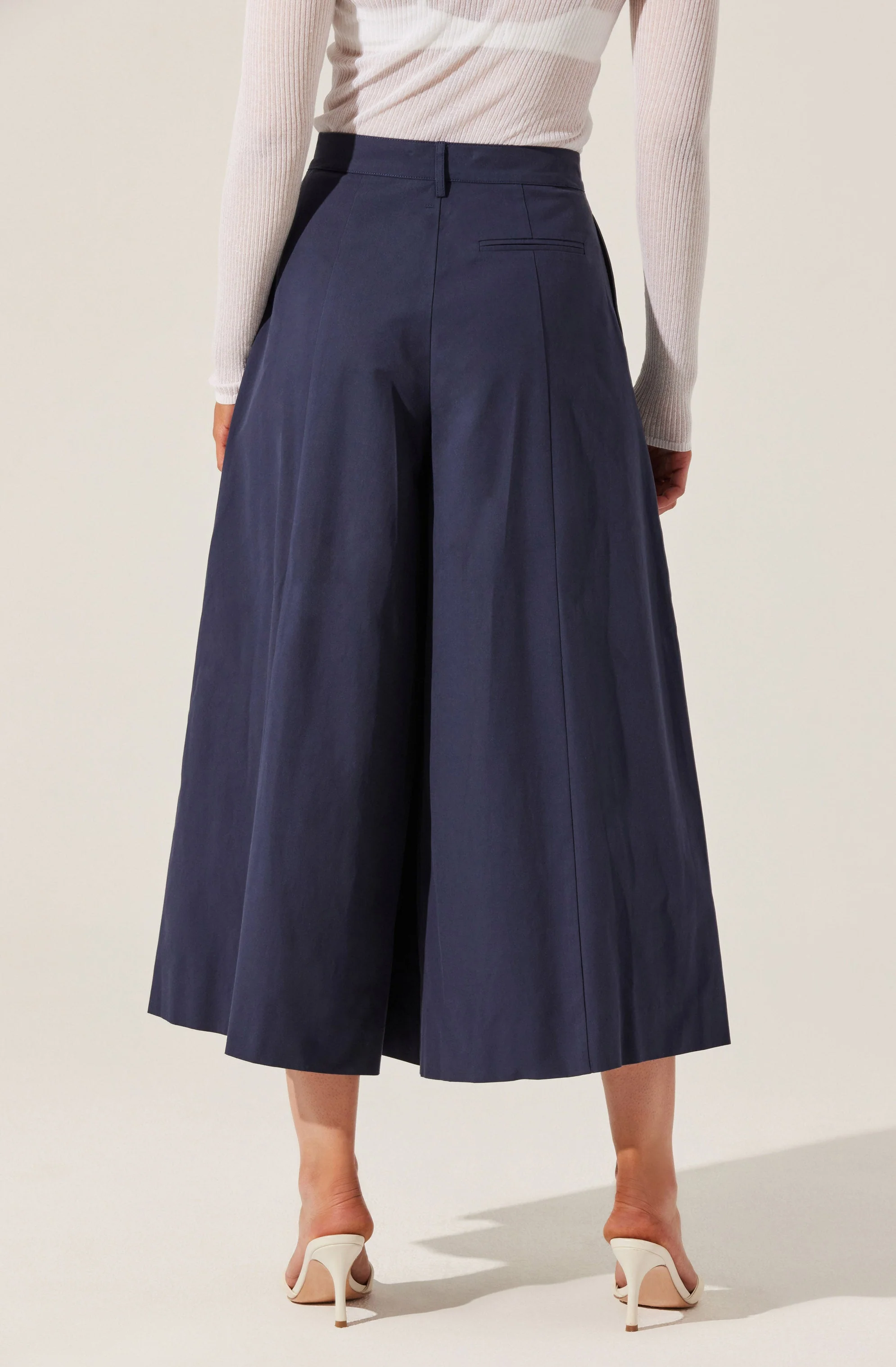 Rowen Pleated Culotte Pants