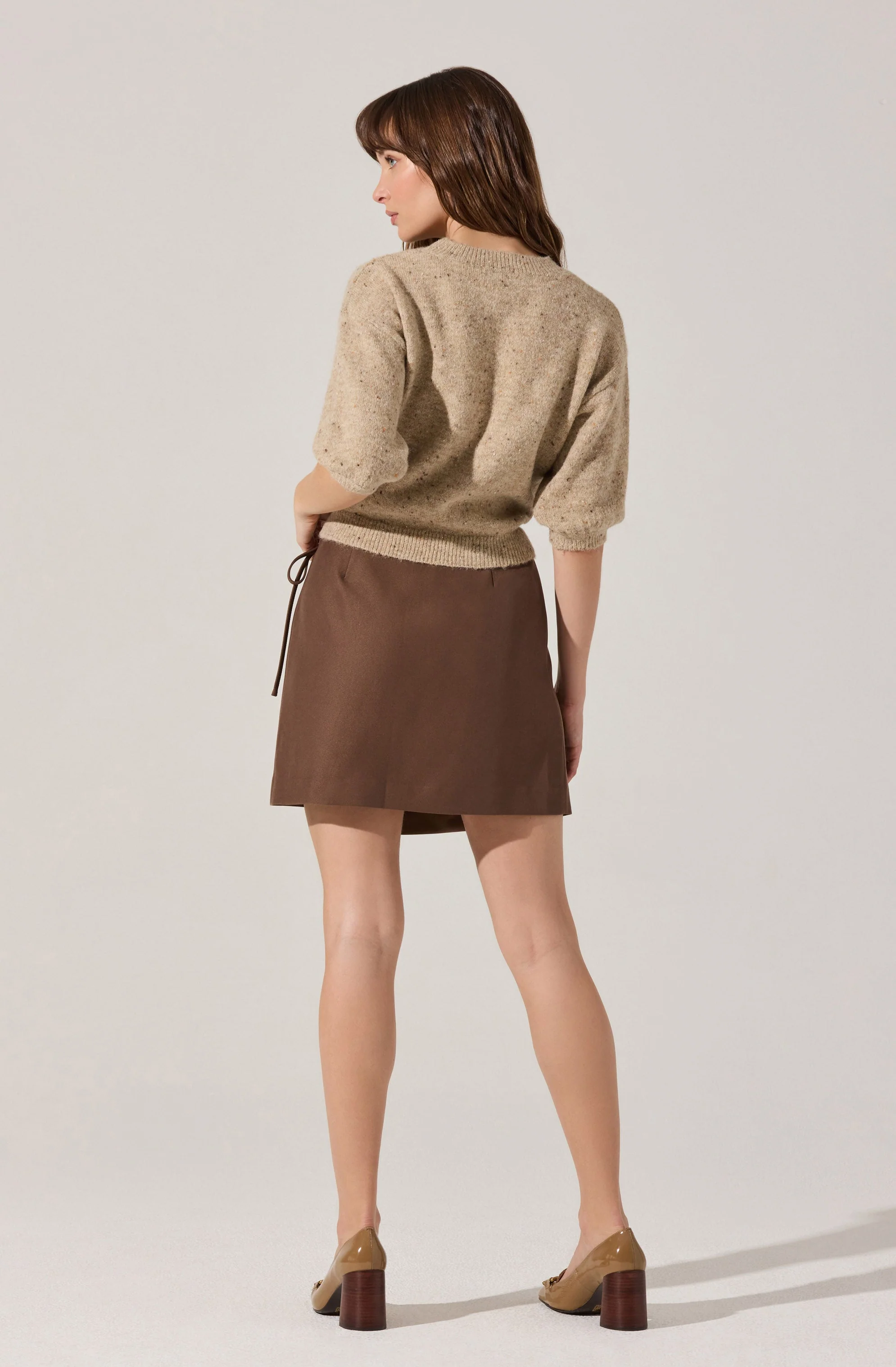 Ashvi Wrap Mini Skirt
