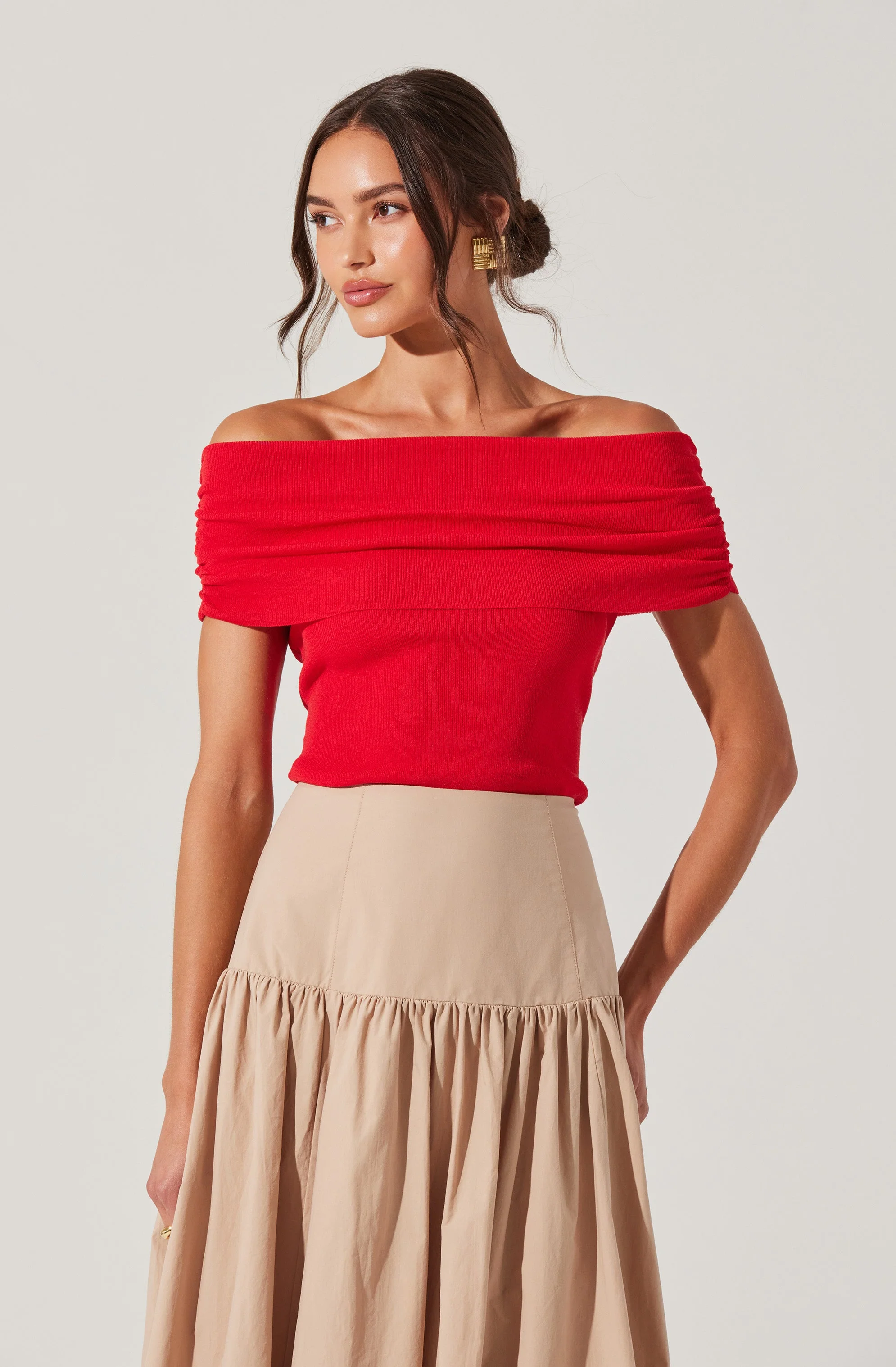 Kylin Off Shoulder Sweater Top