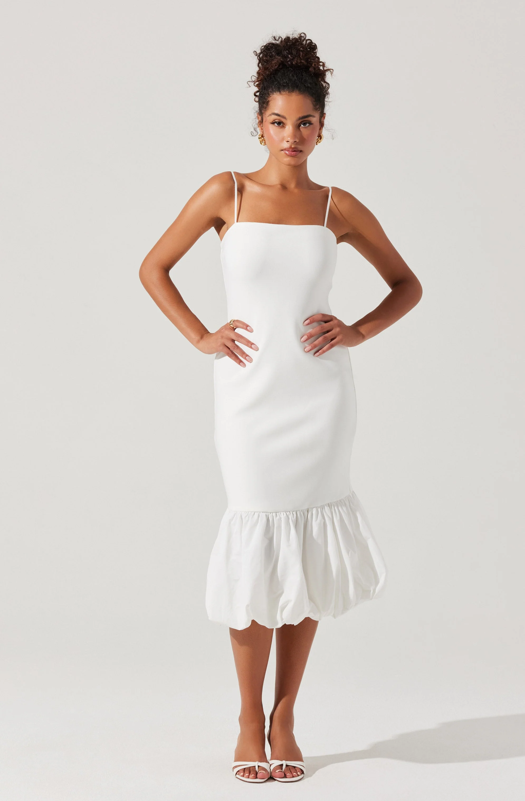 Brittnea Bodycon Bubble Hem Dress