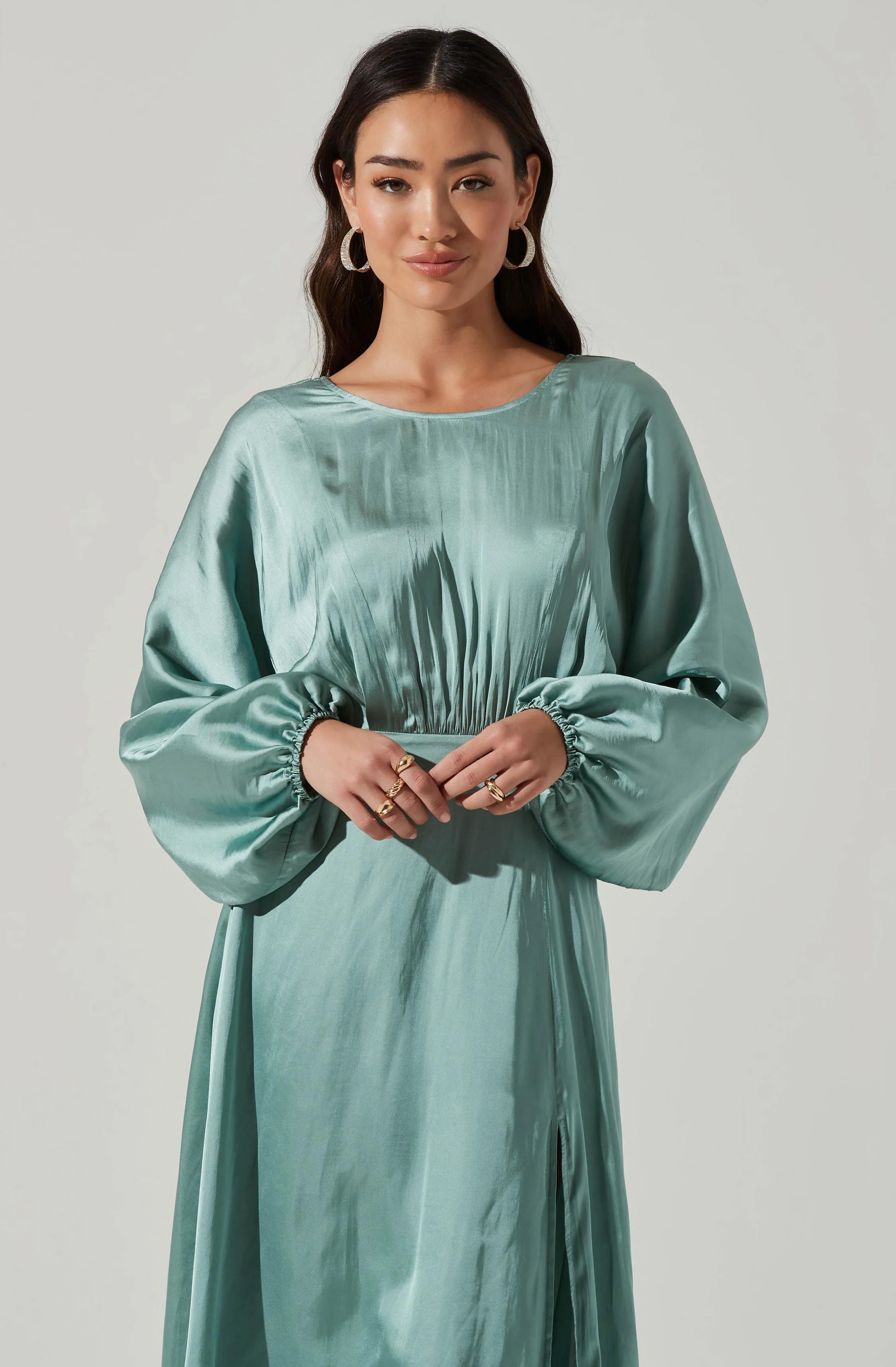 Marin Dolman Sleeve Midi Dress