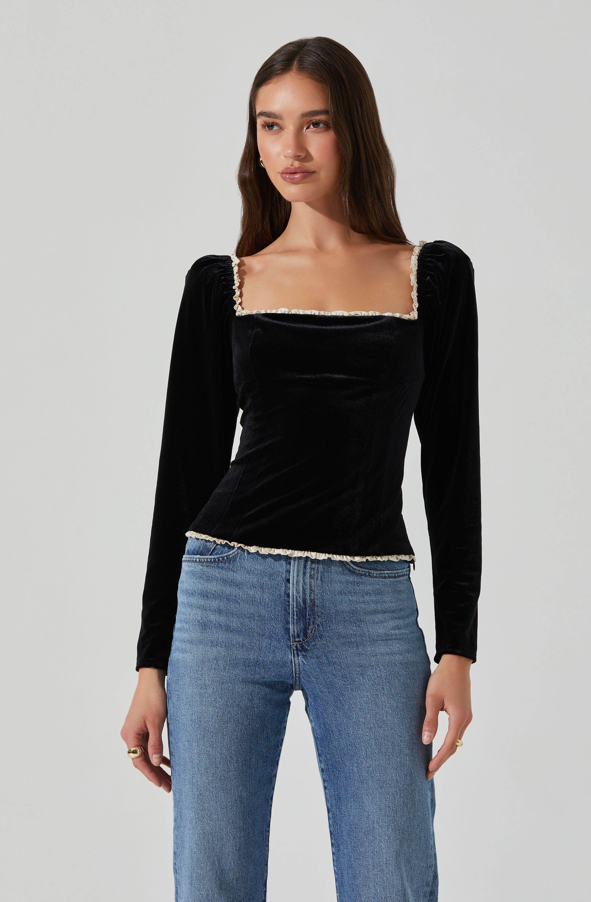 Briella Velvet Corset Top