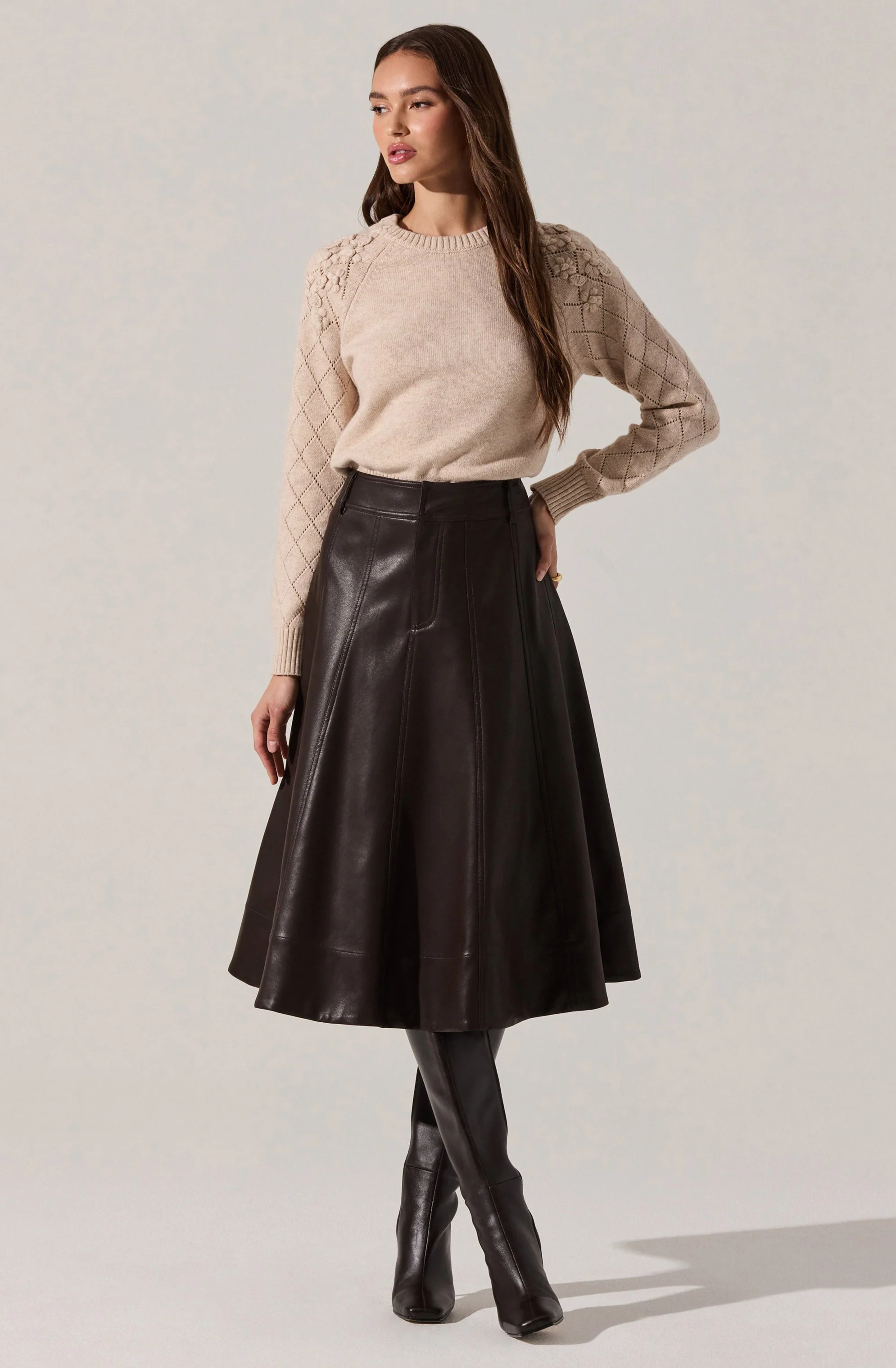 Florine 3D Floral Embroidered Sweater