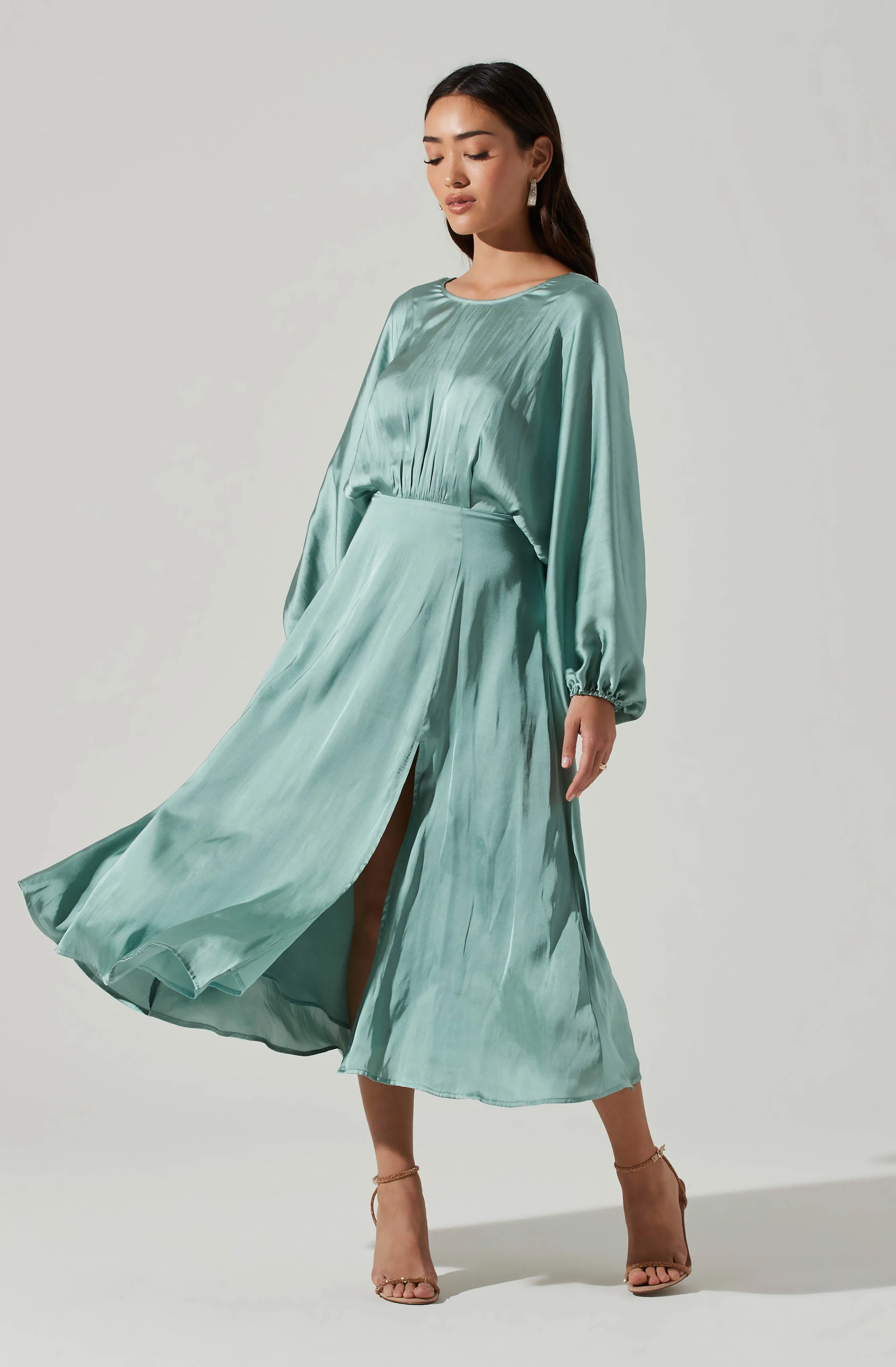 Marin Dolman Sleeve Midi Dress