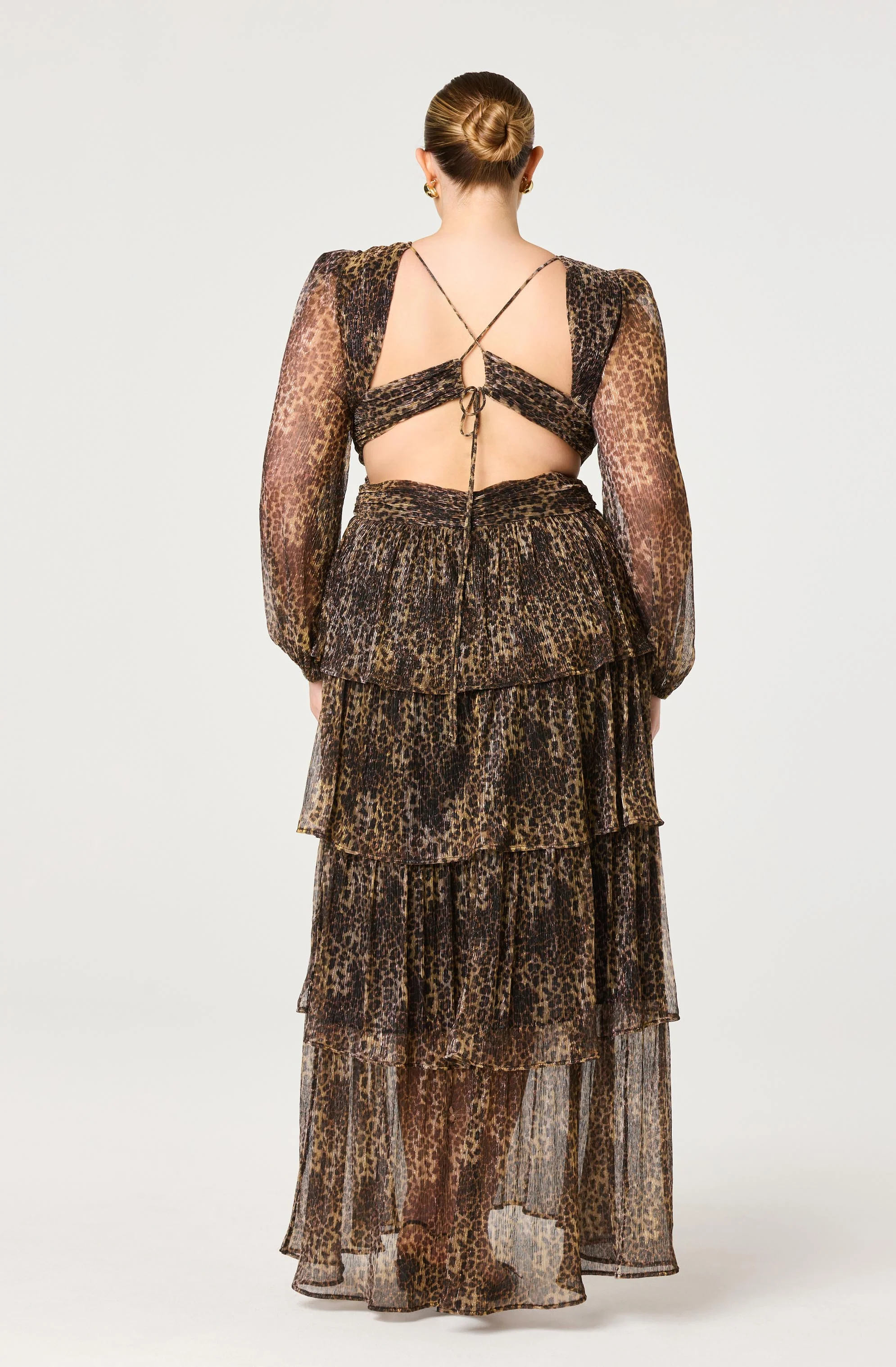 Anora Floral Tiered Maxi Dress