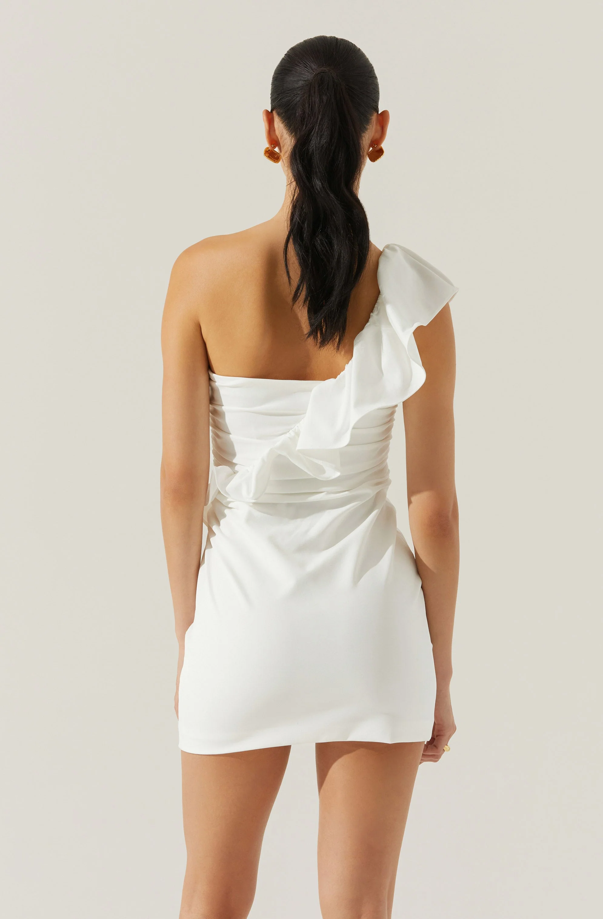 Camilla Ruffle One Shoulder Dress