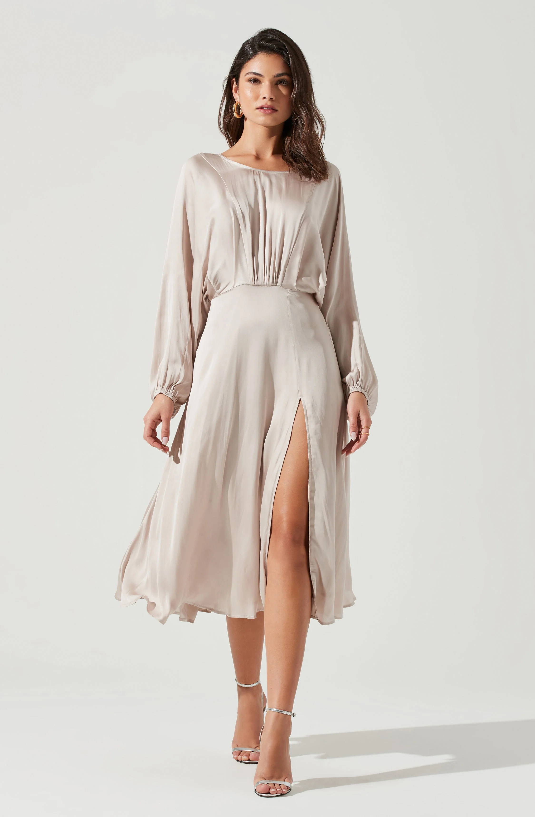 Marin Dolman Sleeve Midi Dress