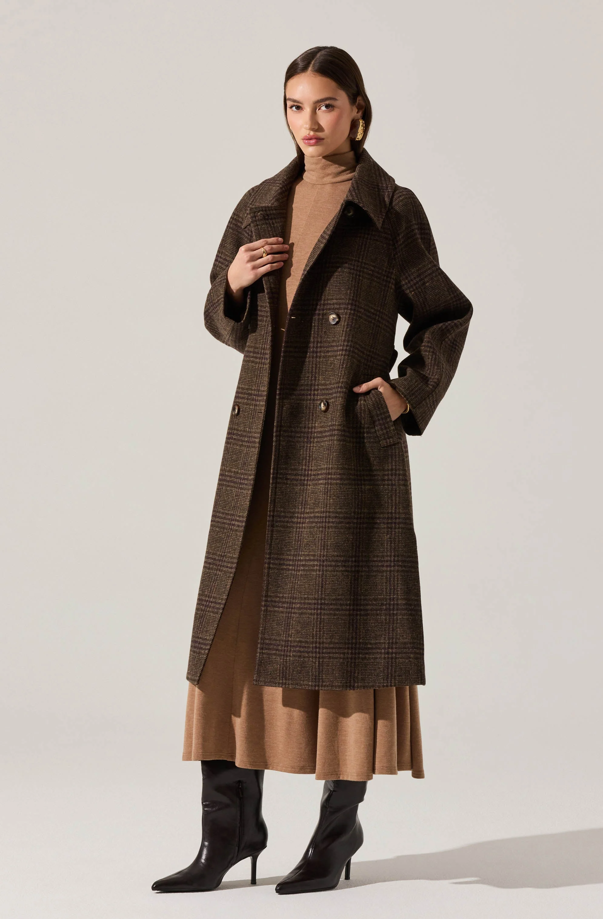 Seeley Double Breasted Longline Coat