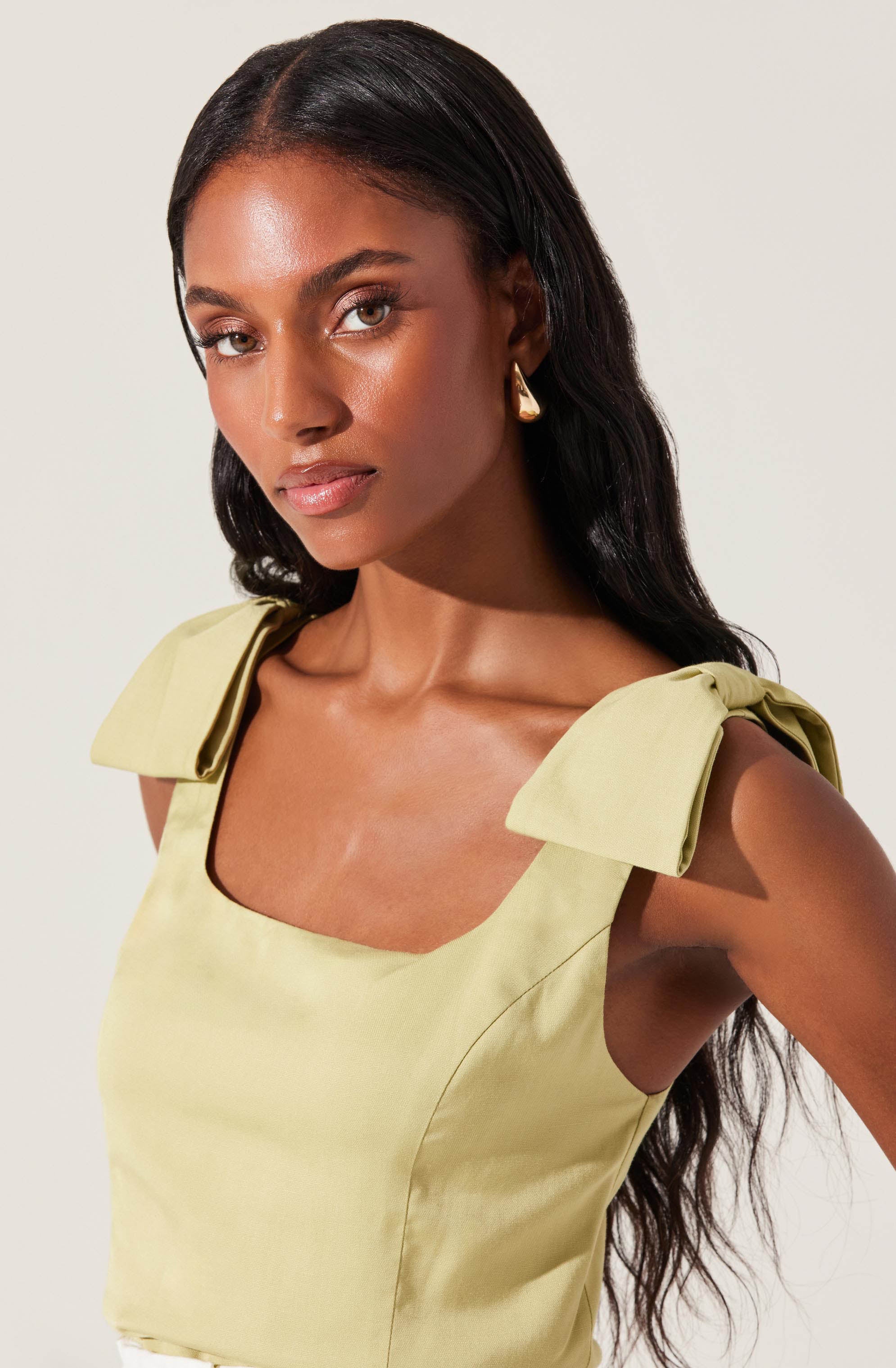 Jessica Bow Detail Sleeveless Top