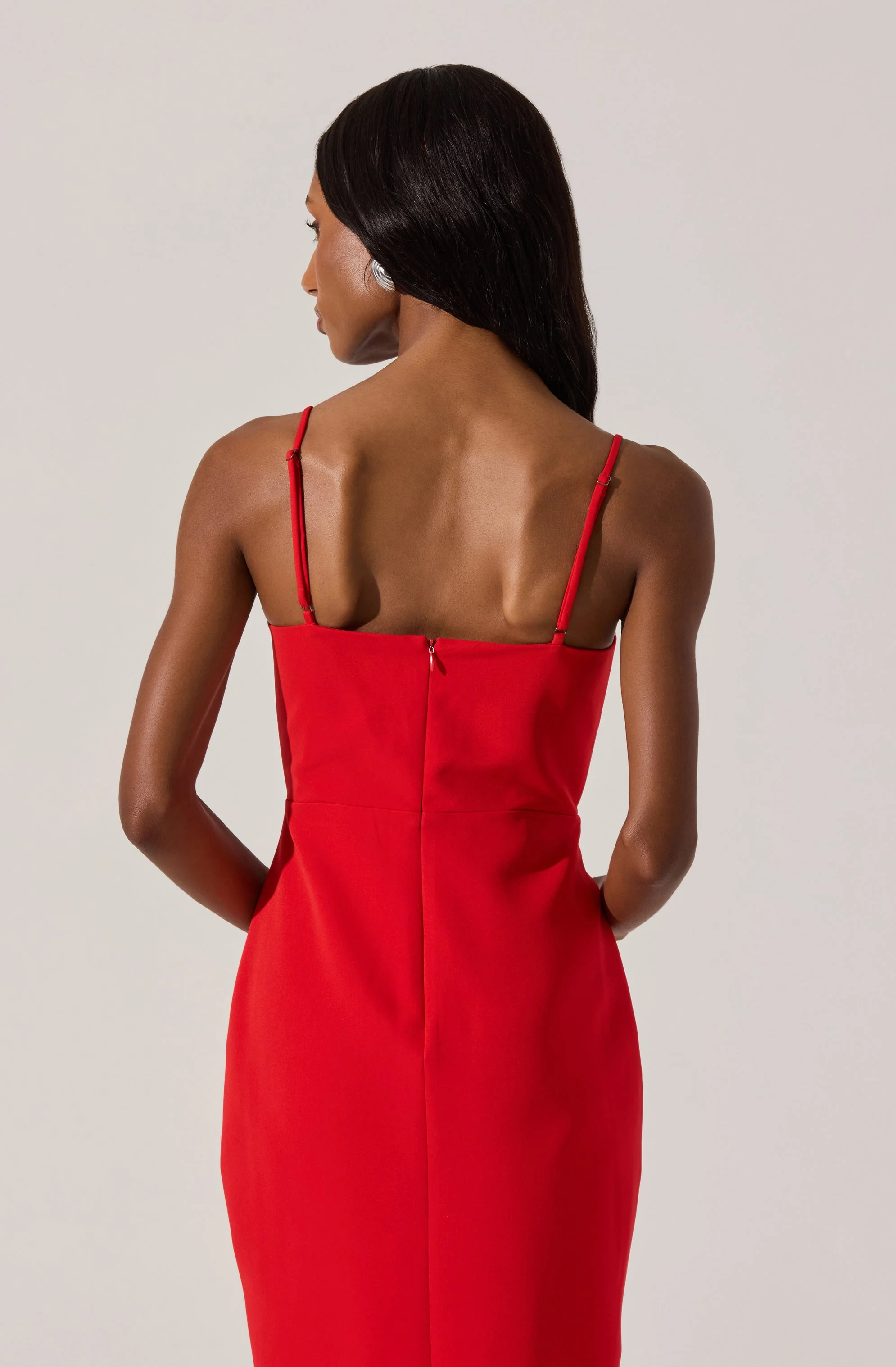 Embellished Bow Detail Midi Dress