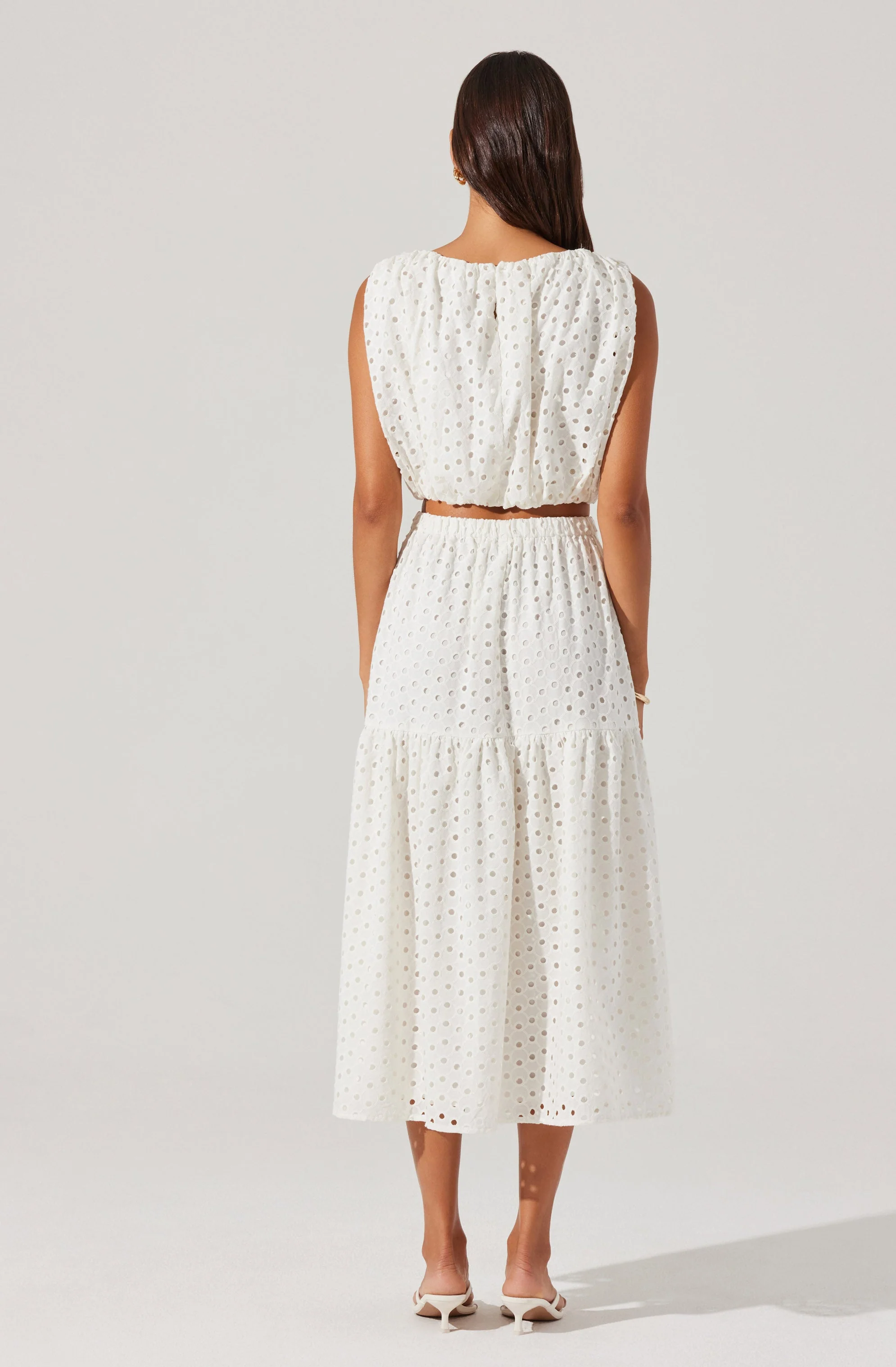 Nalley Eyelet Crop Top