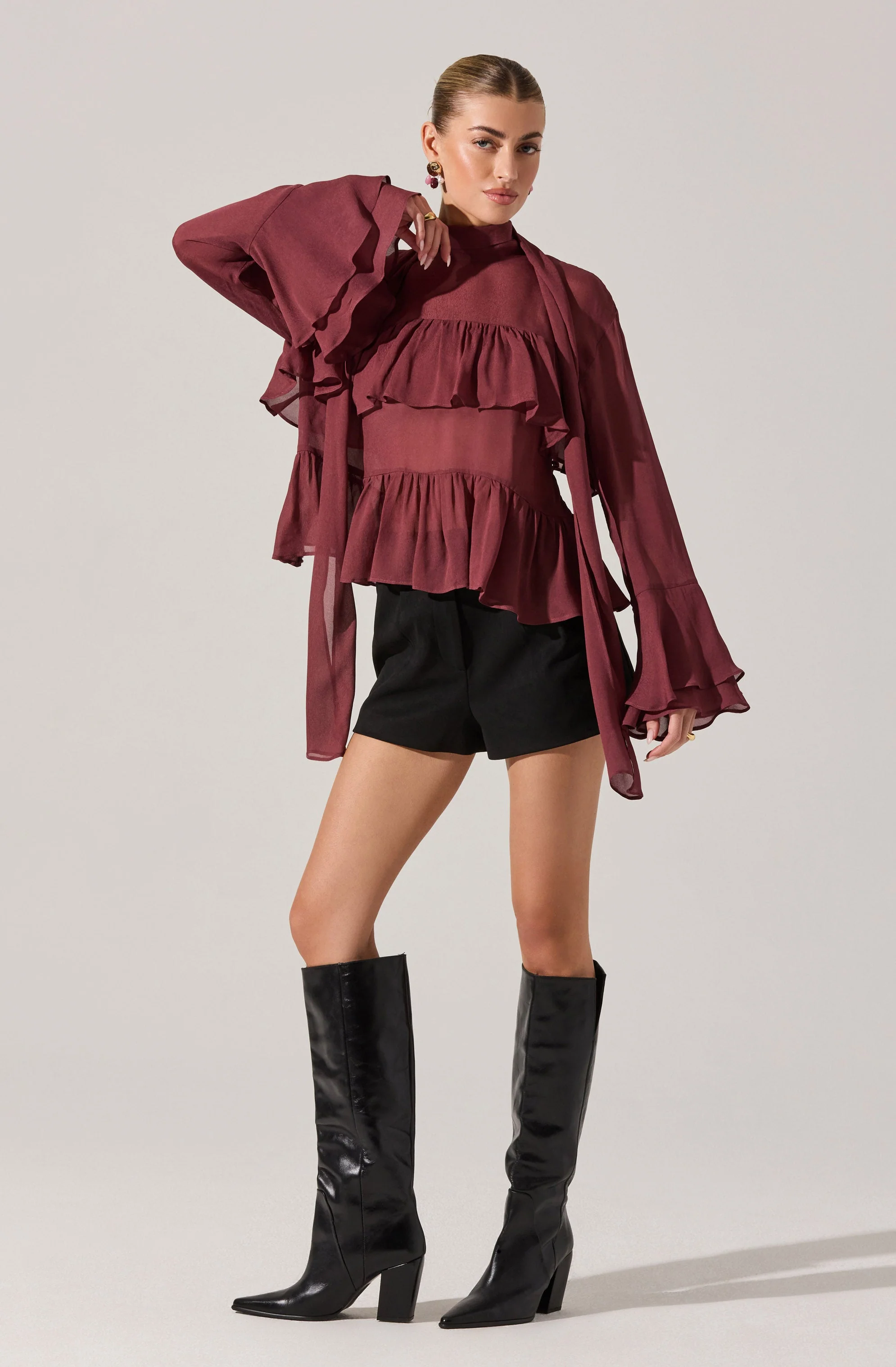 Fae Tiered Ruffle Top