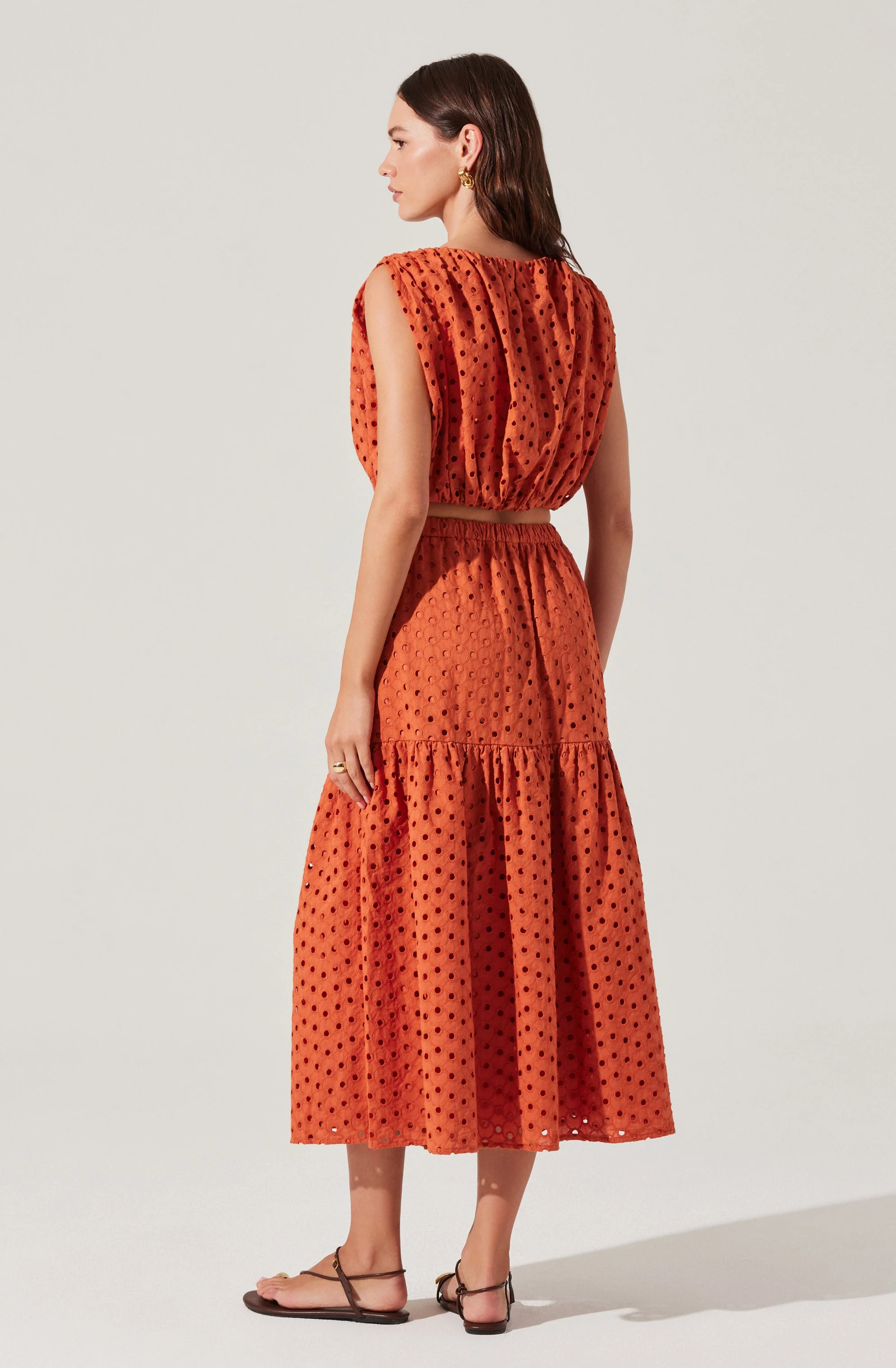 Nalley Eyelet Crop Top