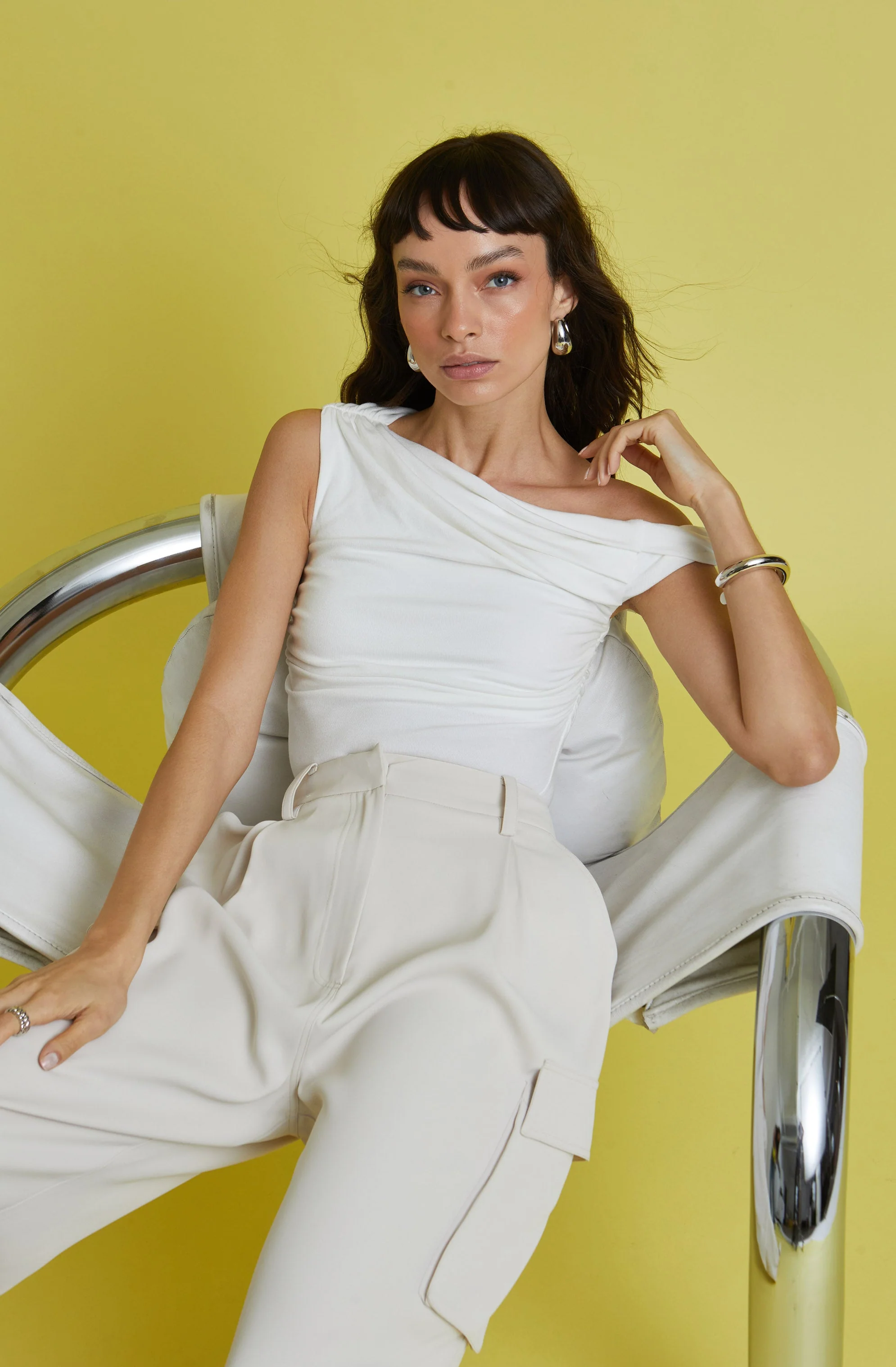 Fiora Asymmetrical Bodysuit