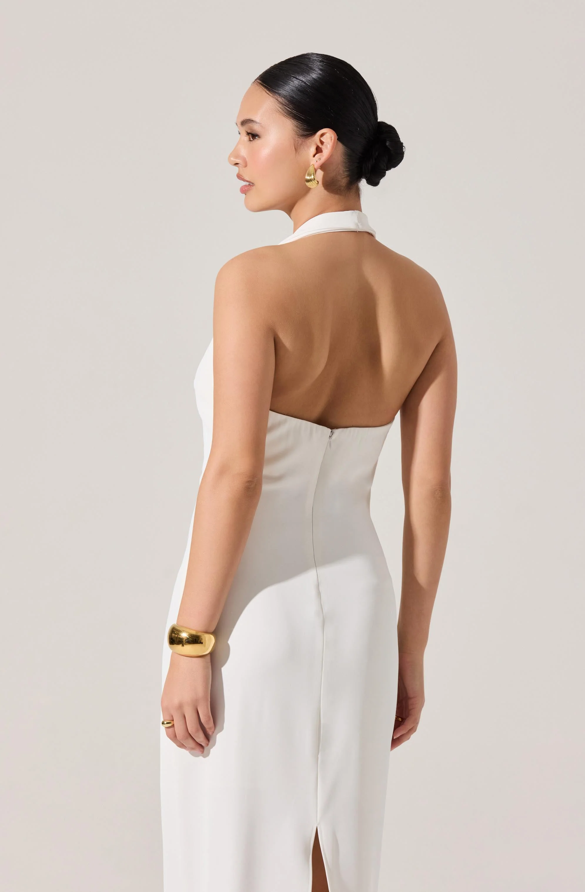 Alanna Halter Cowl Neck Dress
