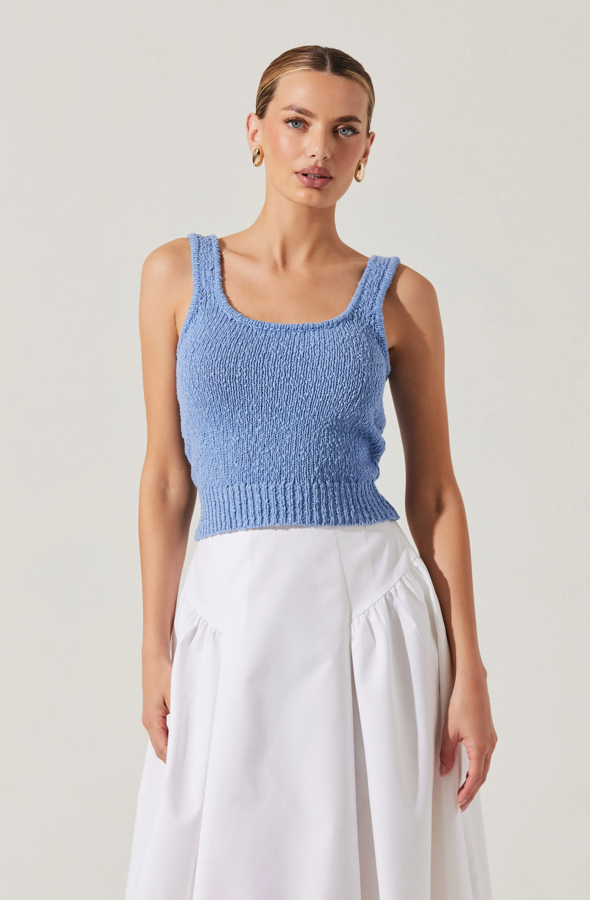 Virgo Textured Sweater Tank