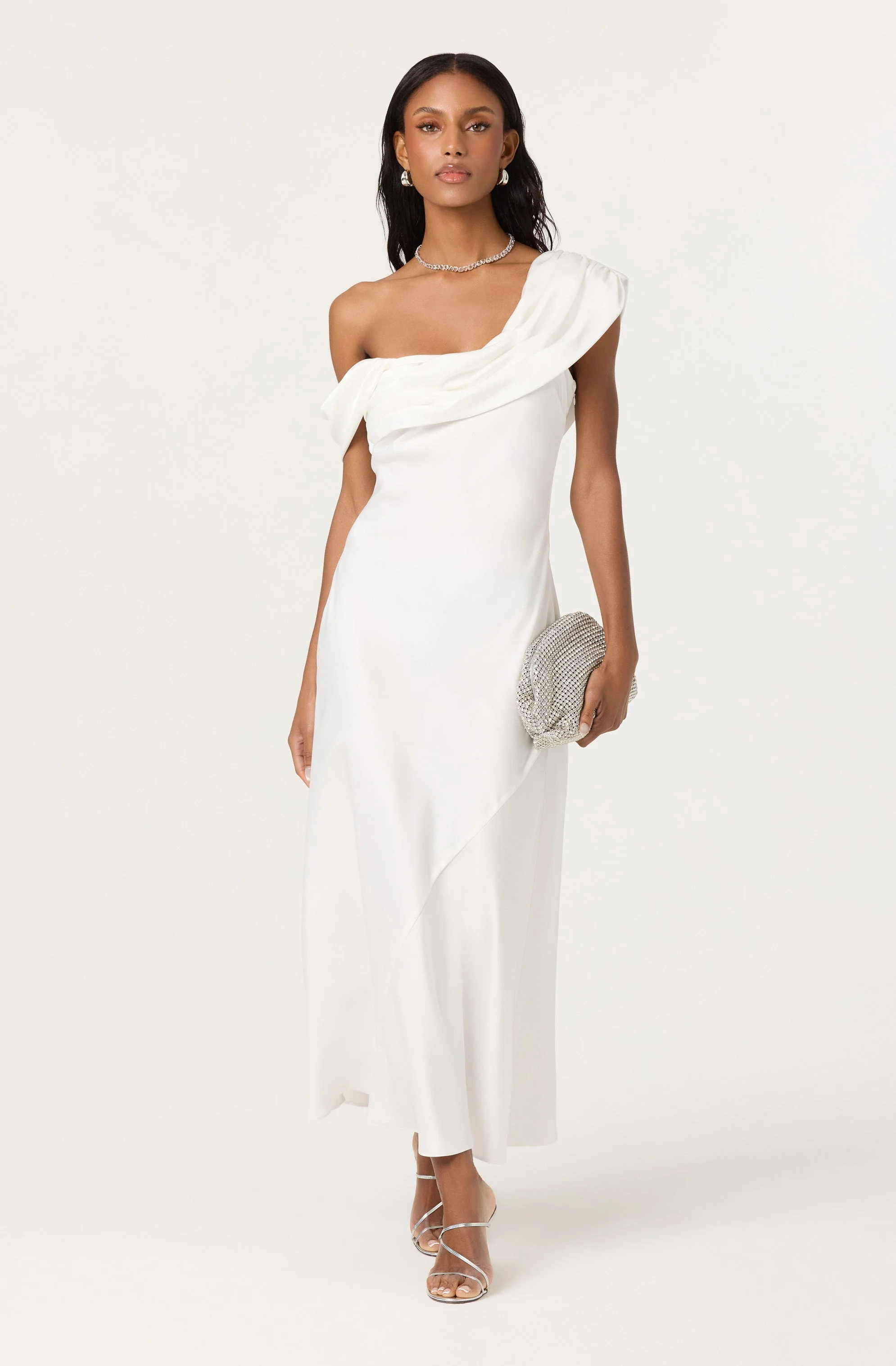Alyssia One Shoulder Maxi Dress