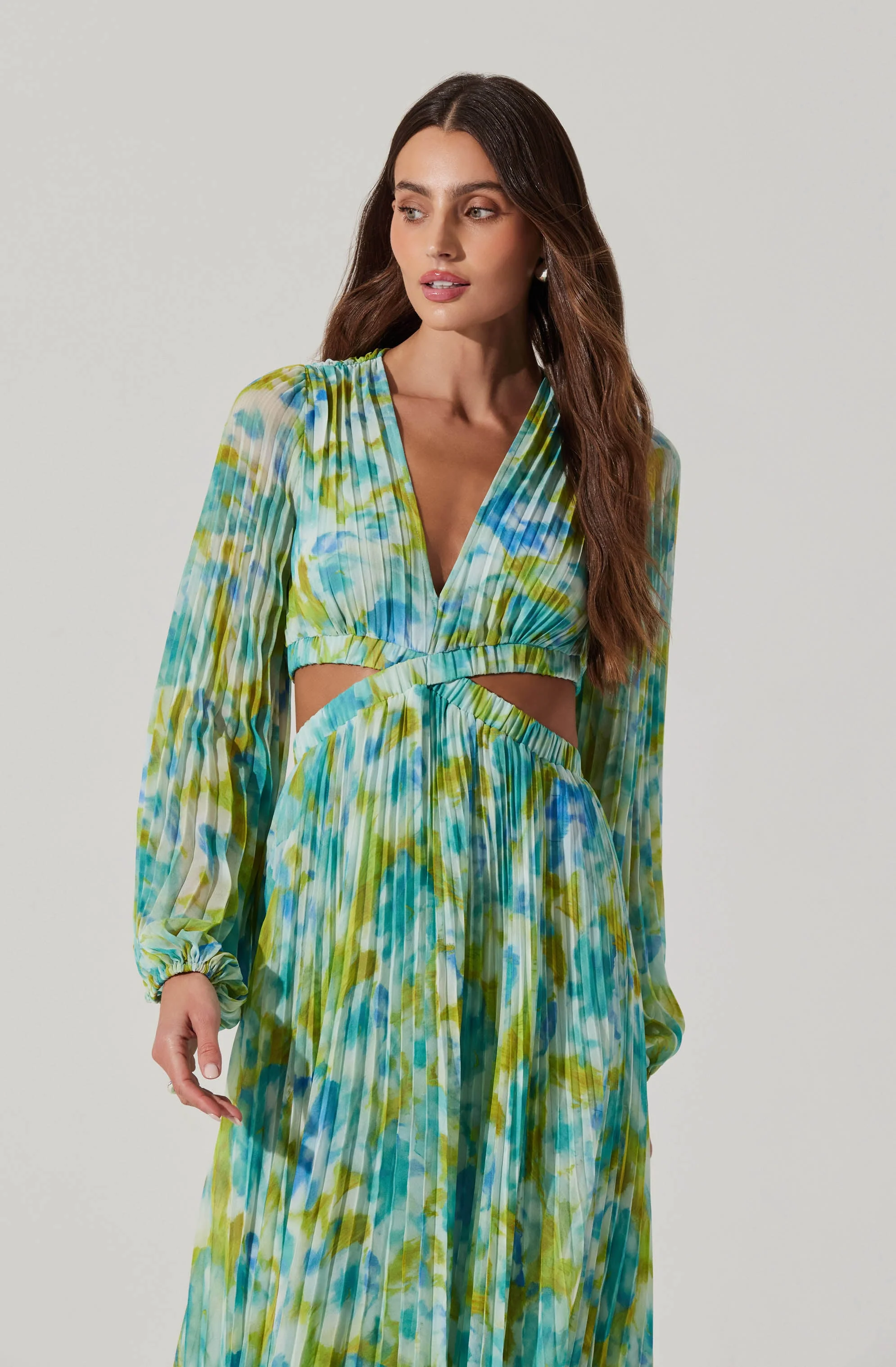 Revery Floral Long Sleeve Maxi Dress