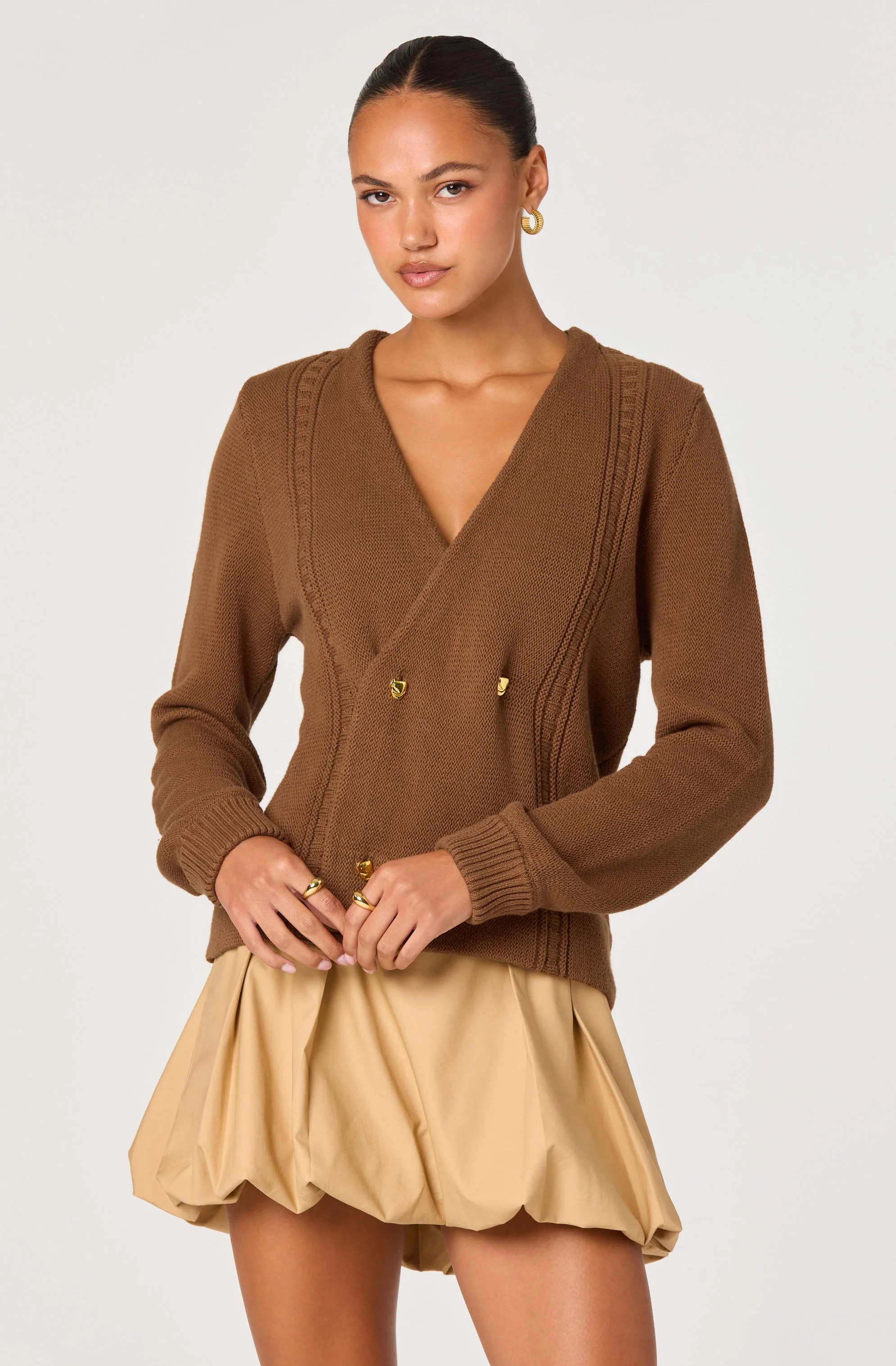 Merritt Double Breasted Cardigan