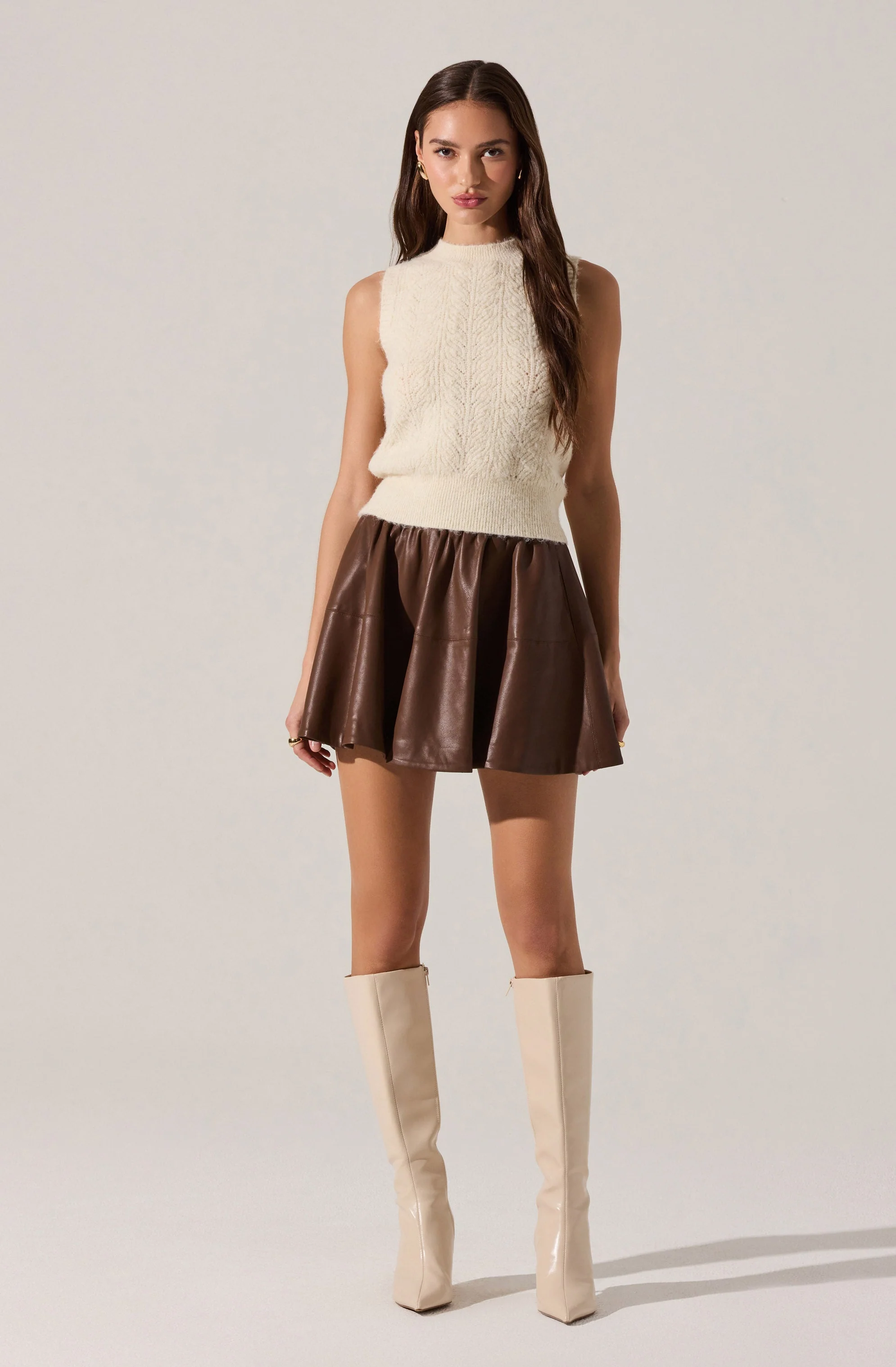 Pernille Cable Knit Sweater Tank