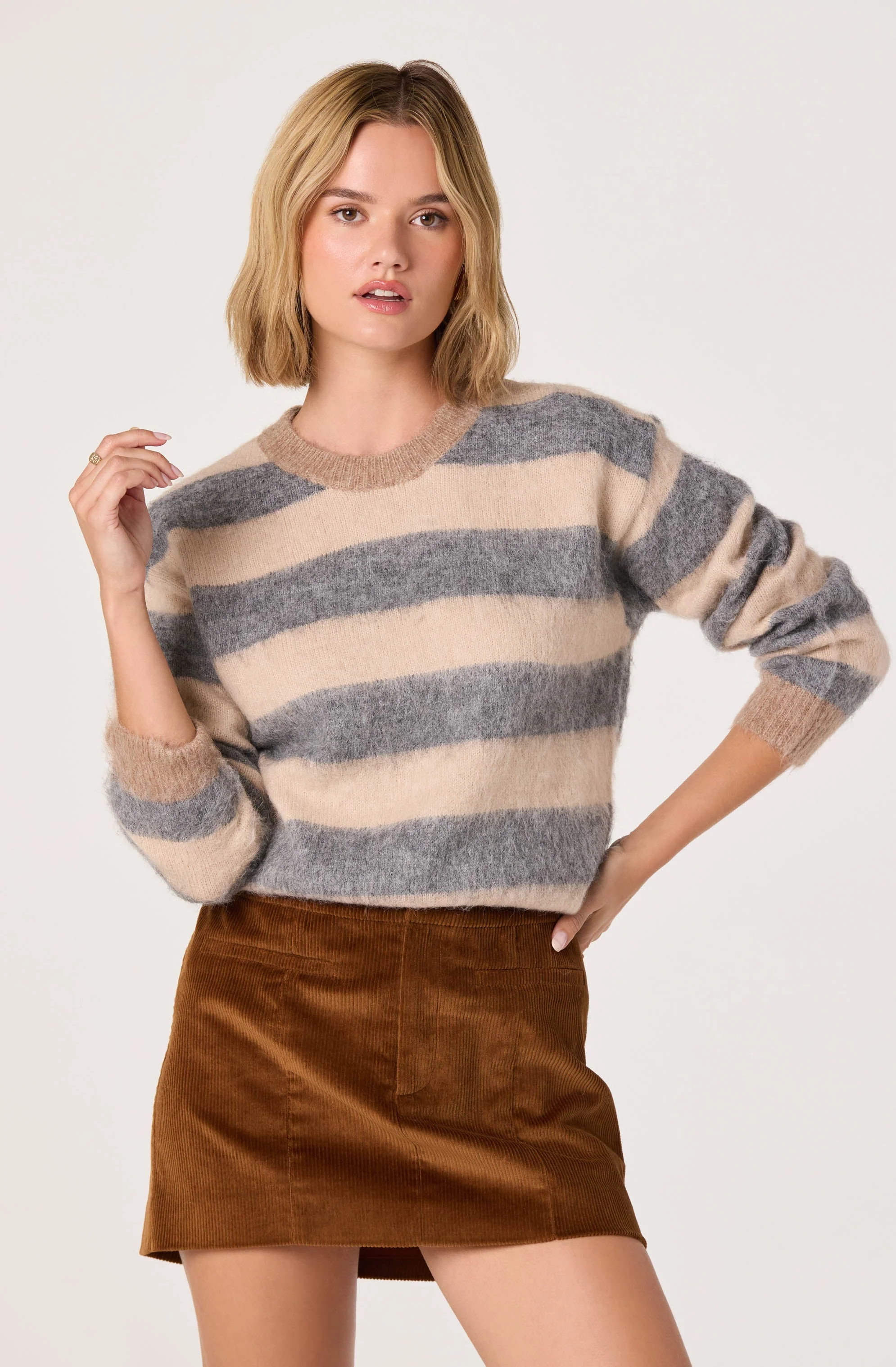Striped Crewneck Sweater