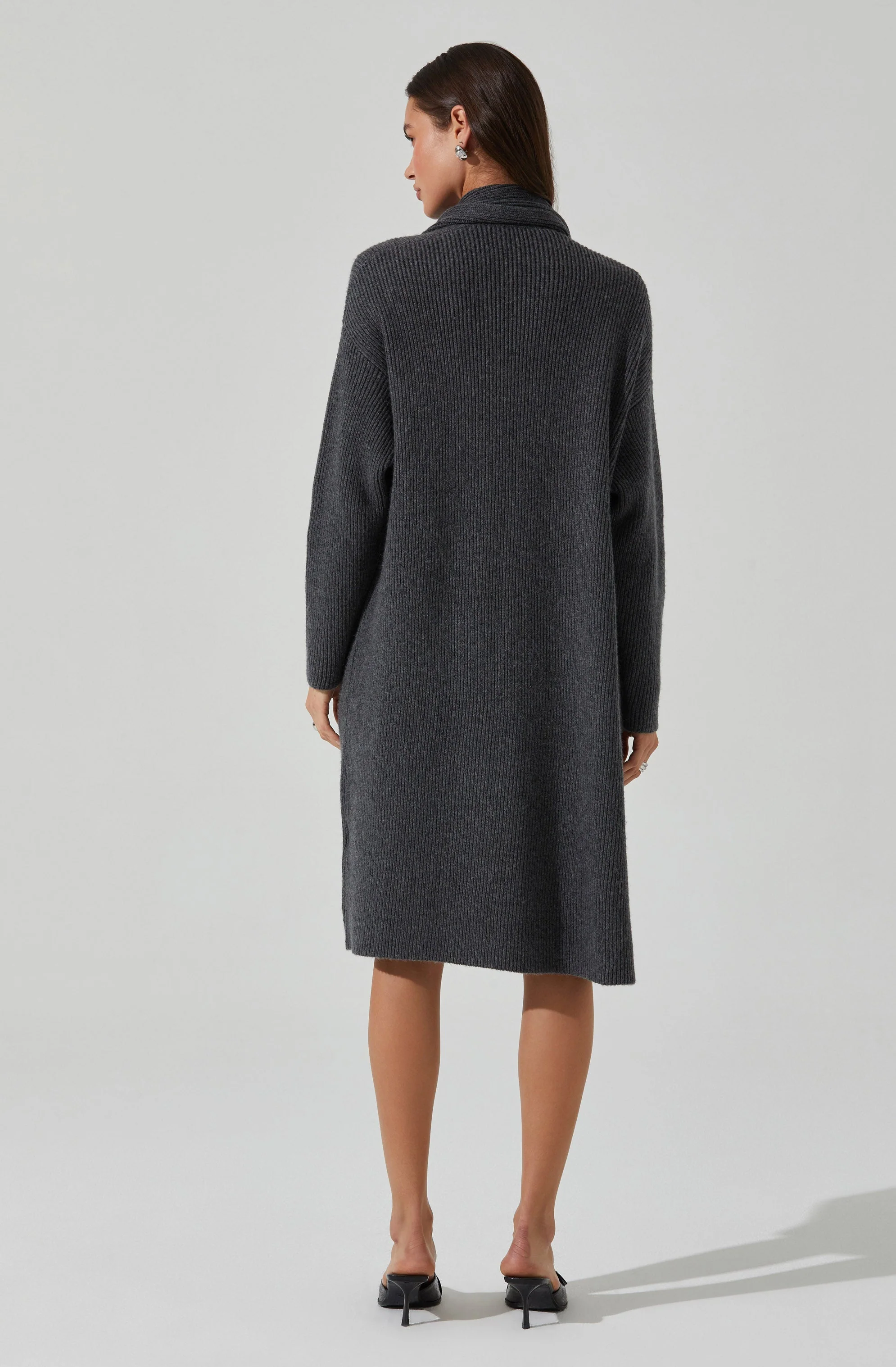 Noemi Ribbed Scarf Cardigan