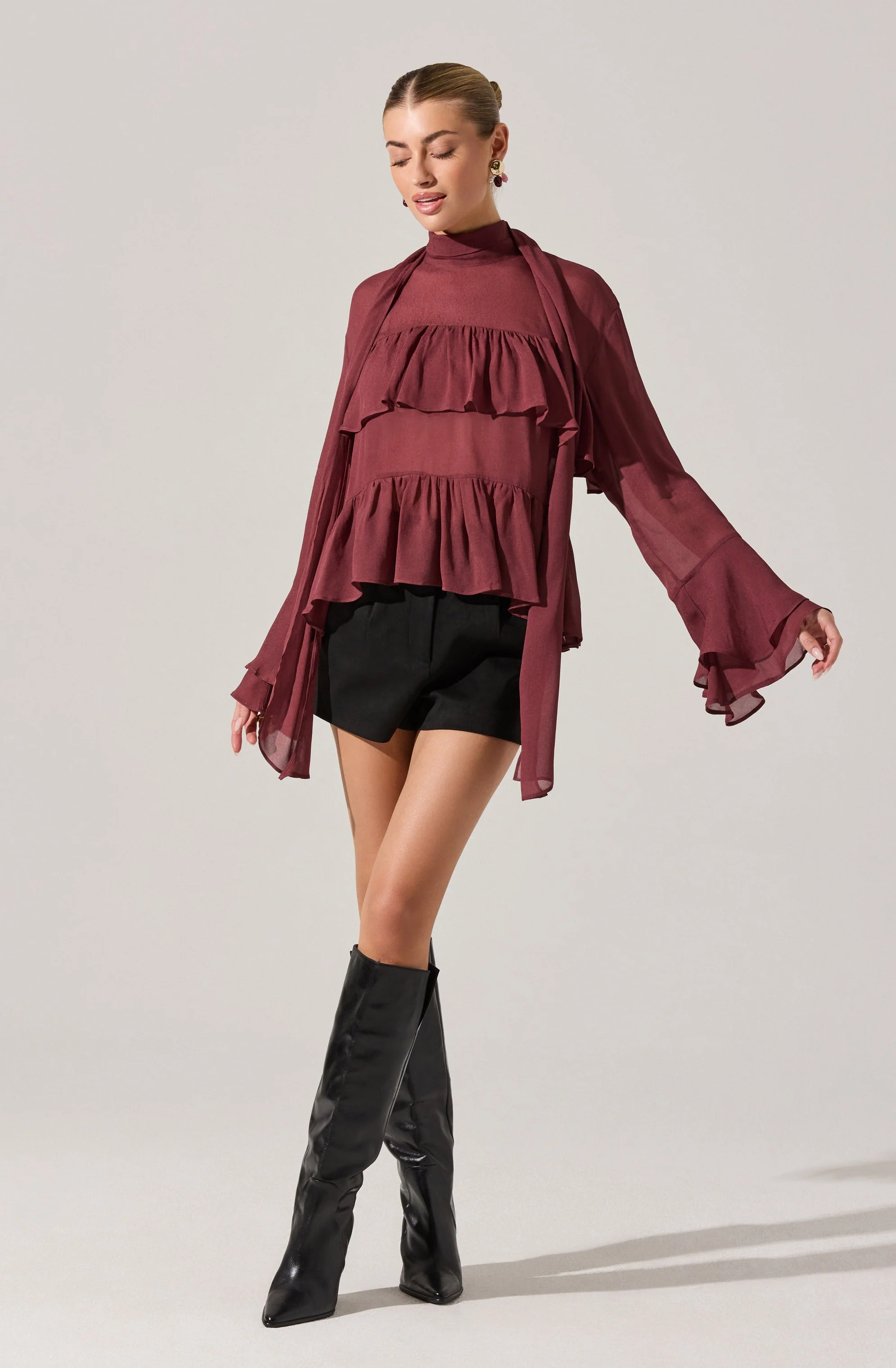 Fae Tiered Ruffle Top