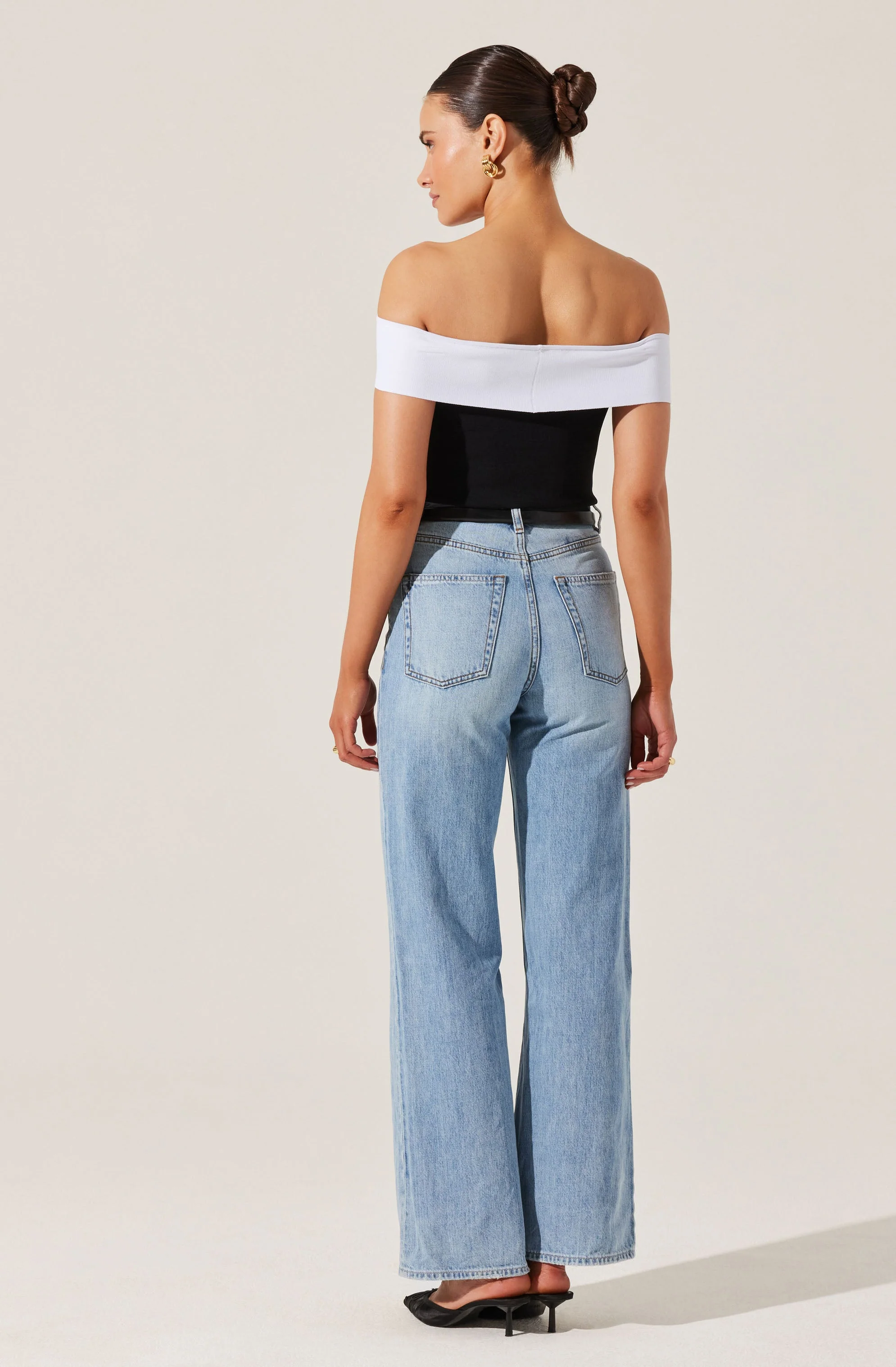 Rochelle Contrast Sweater Top