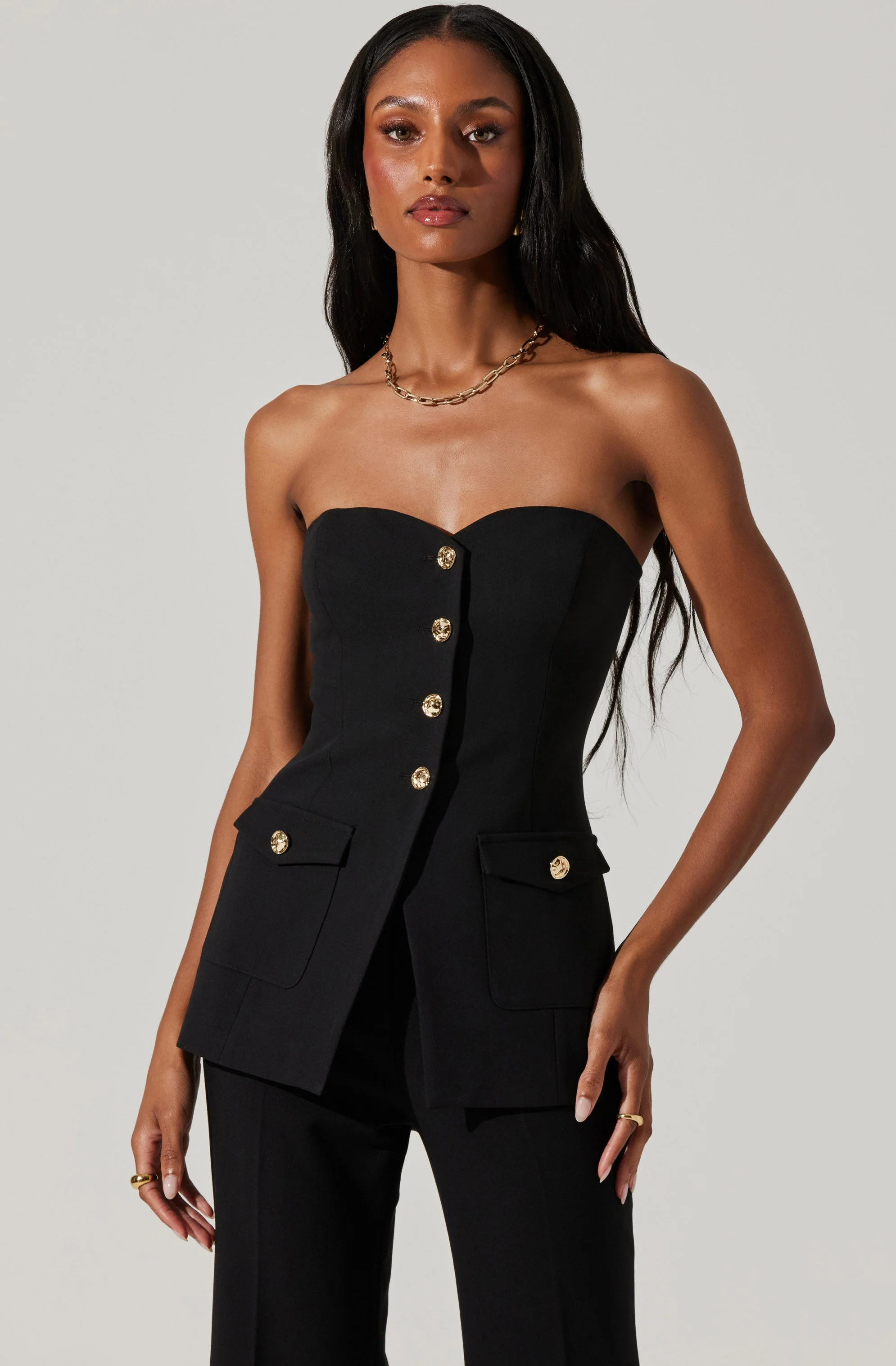 Milani Tailored Bustier Top