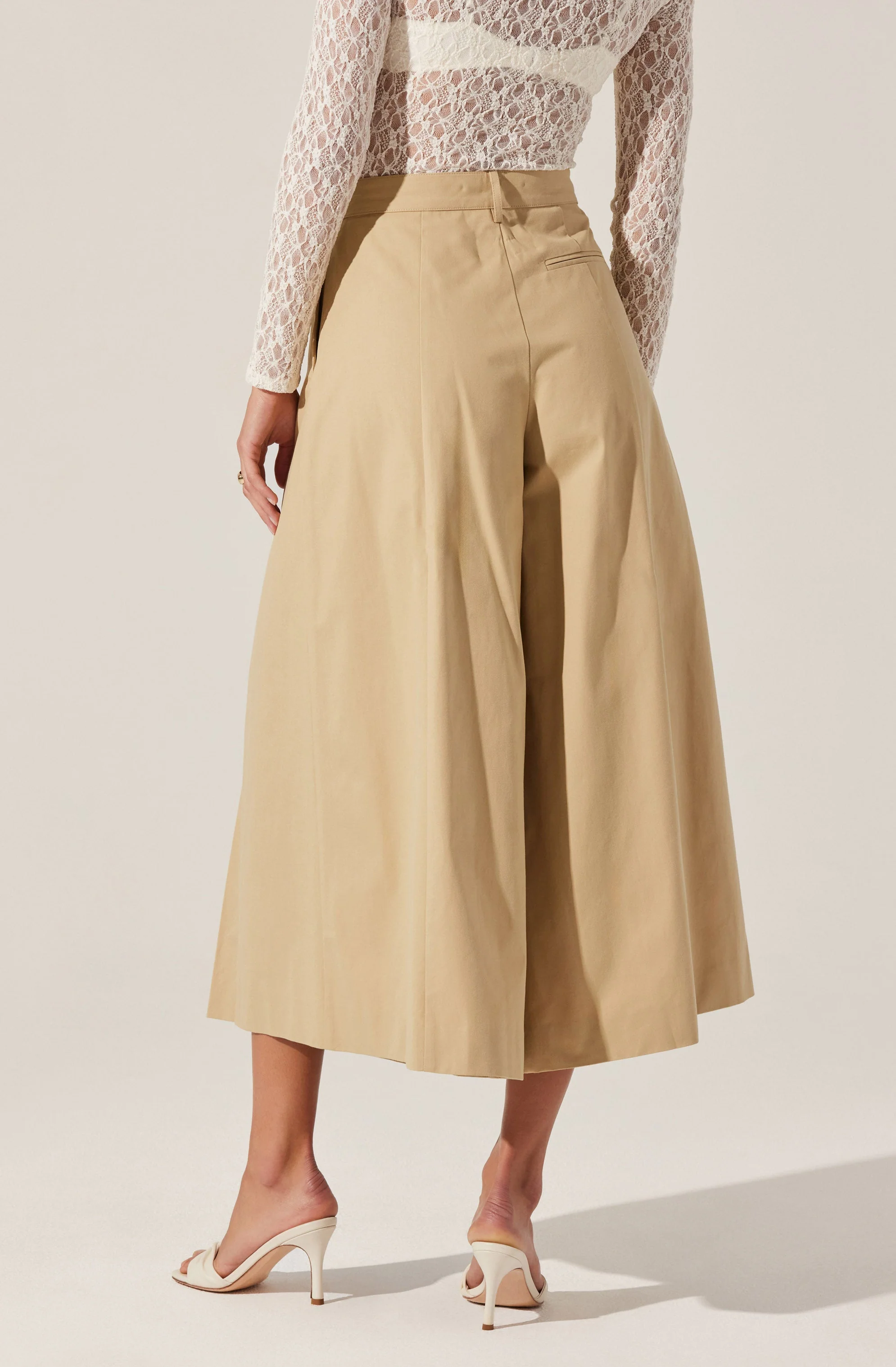 Rowen Pleated Culotte Pants