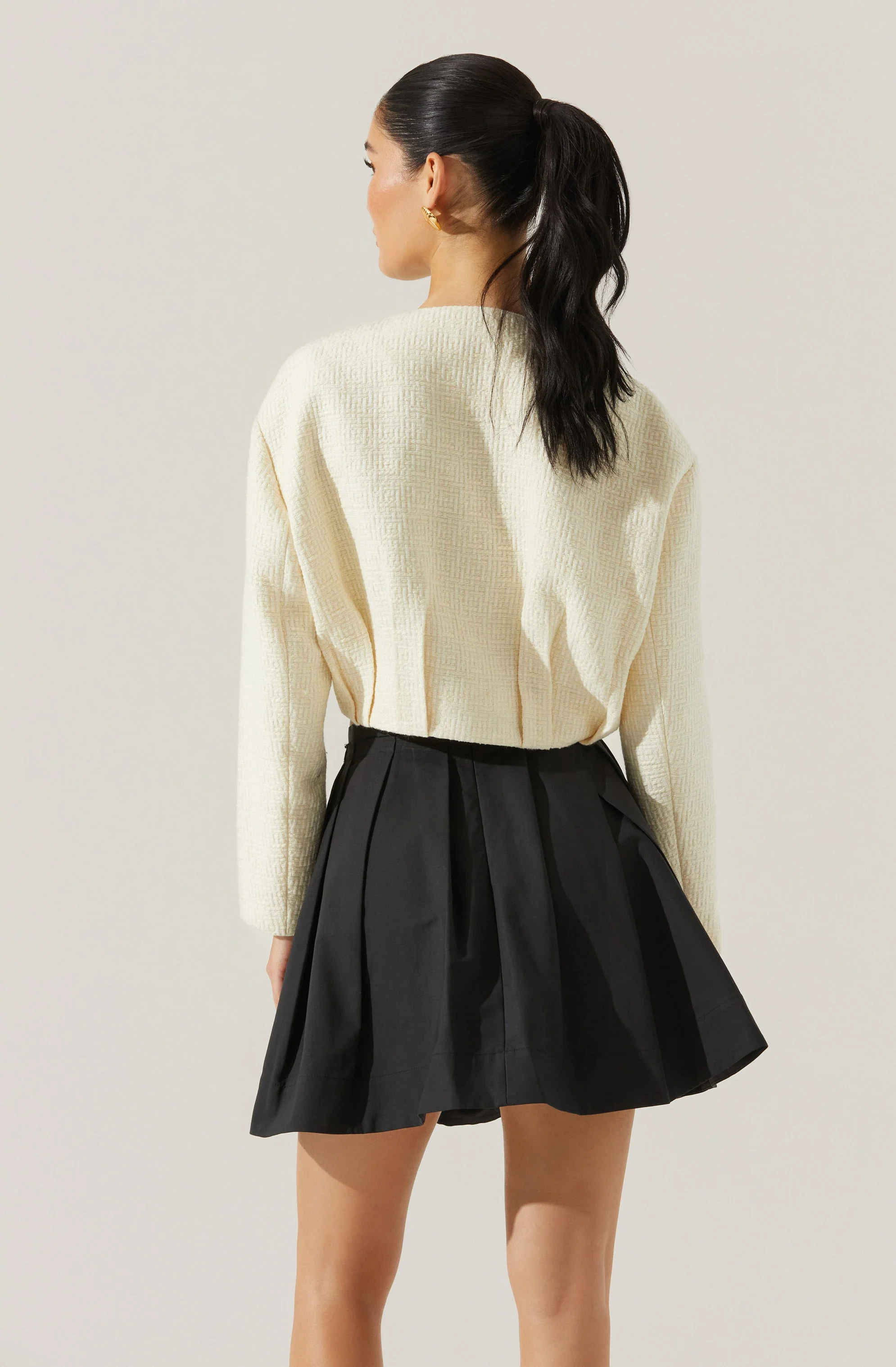 Edana Cropped Tailored Jacket