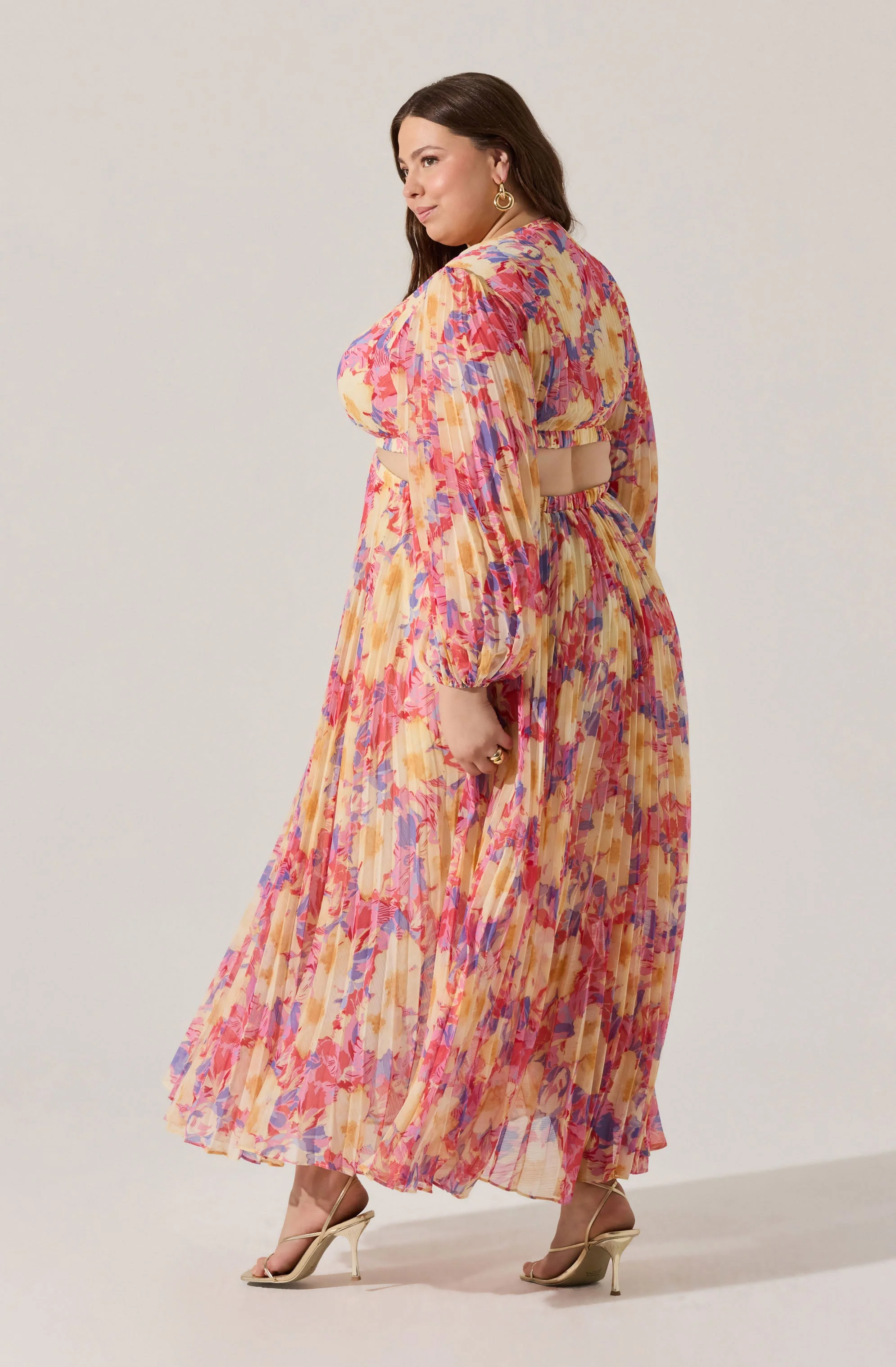 Revery Floral Long Sleeve Maxi Dress