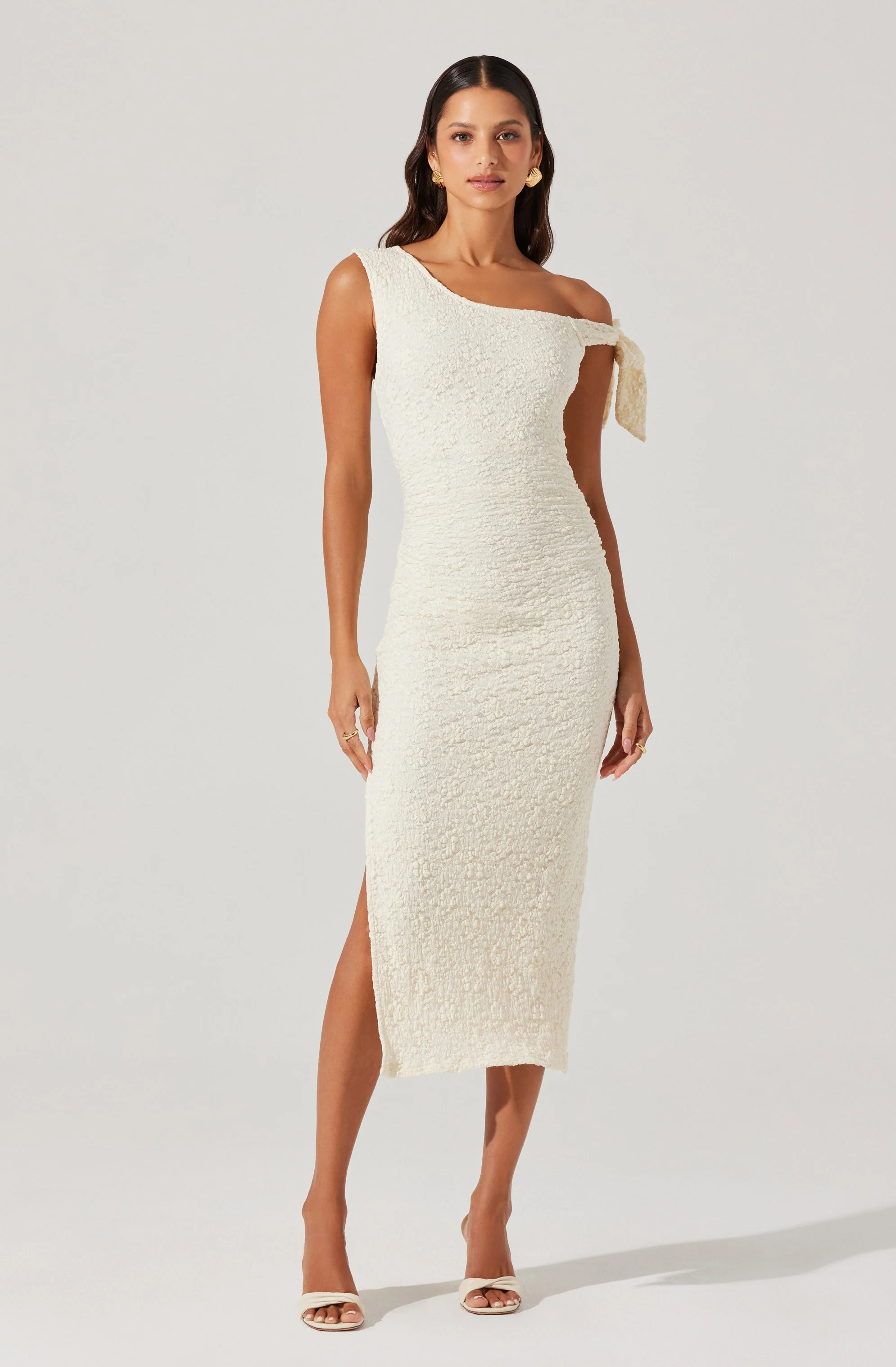 Emely Off Shoulder Midi Dress