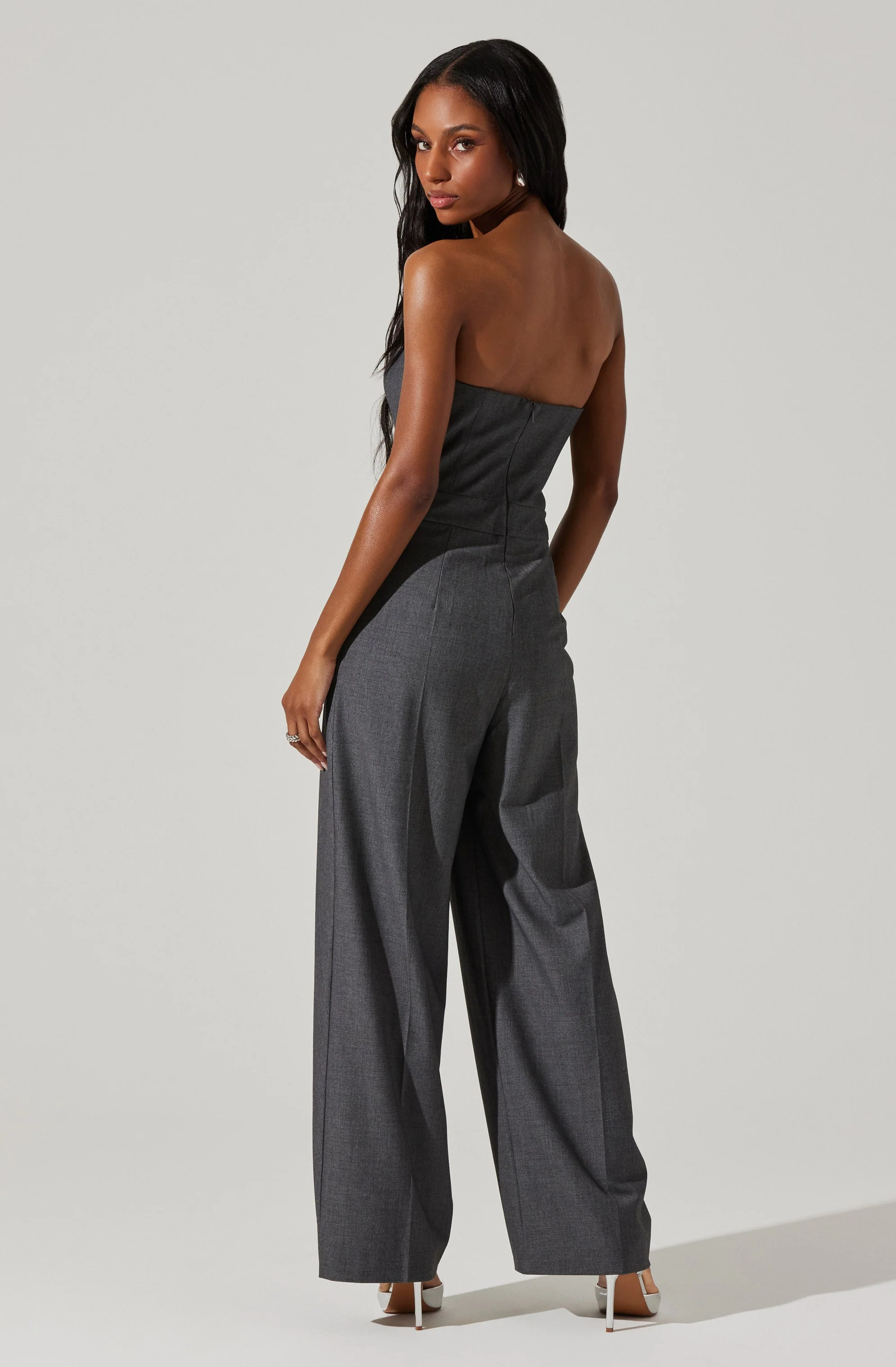 Bryony Tailored Pleat Belted Jumpsuit