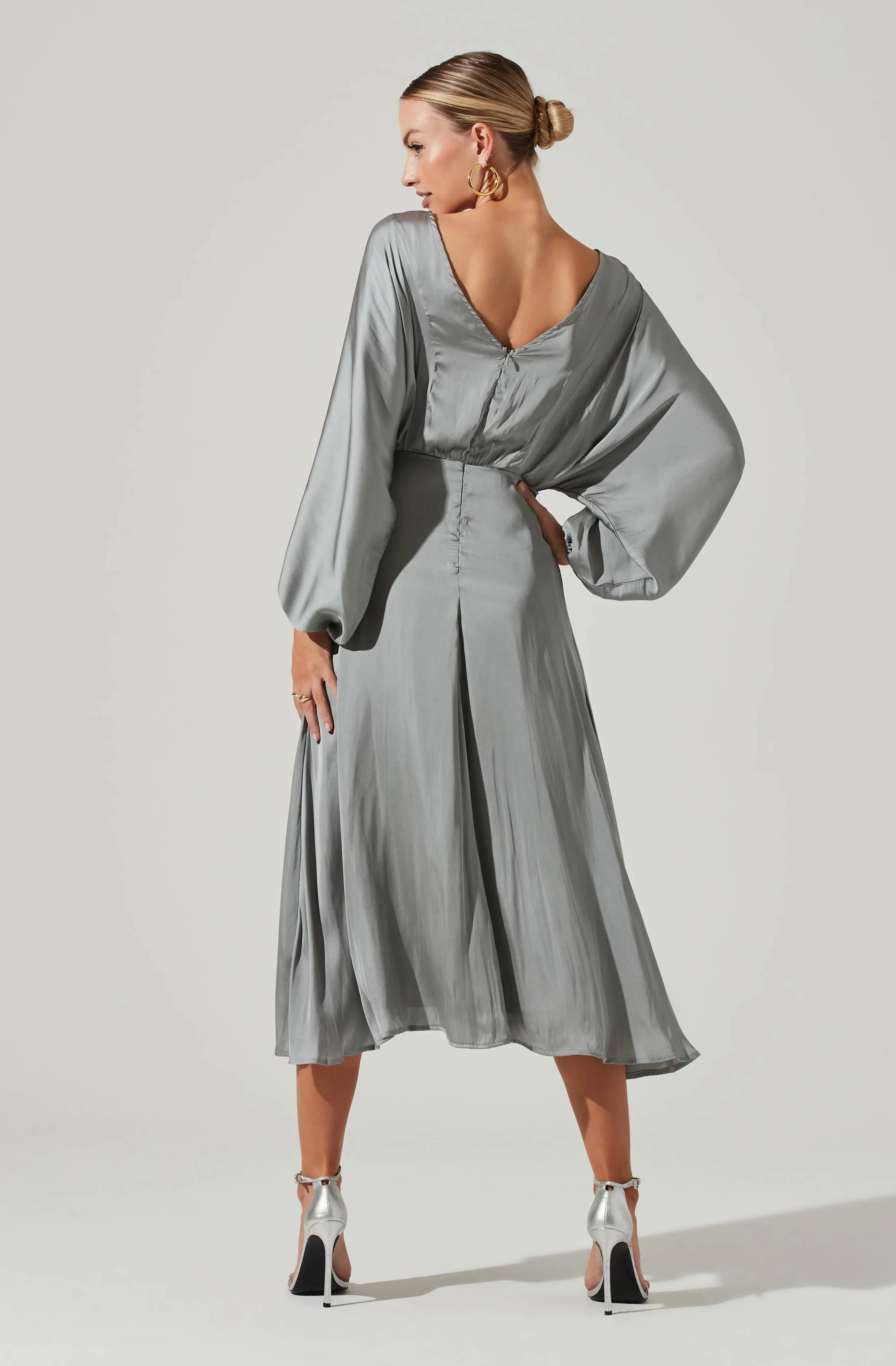 Marin Dolman Sleeve Midi Dress