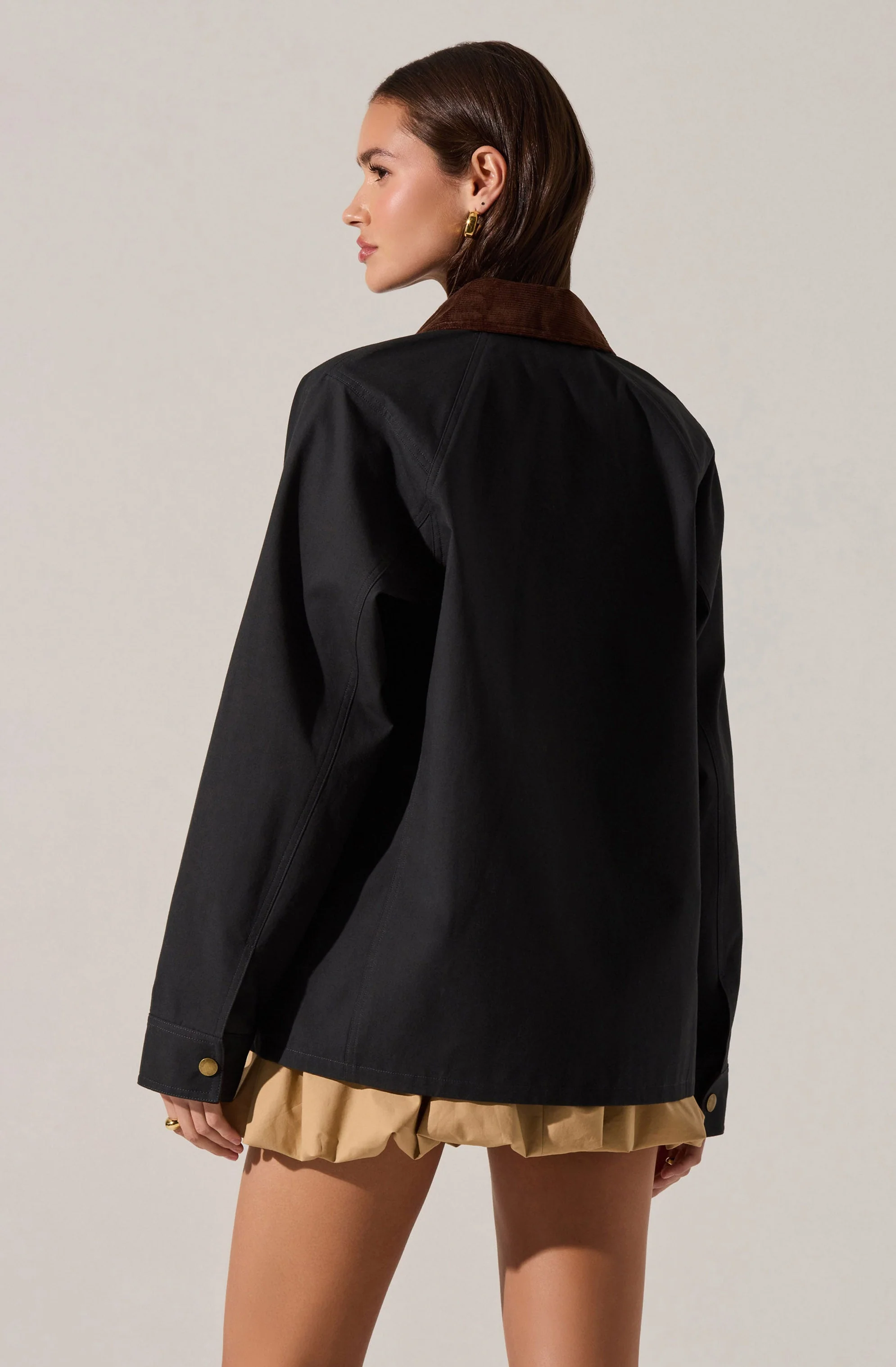 Rylan Contrast Barn Jacket