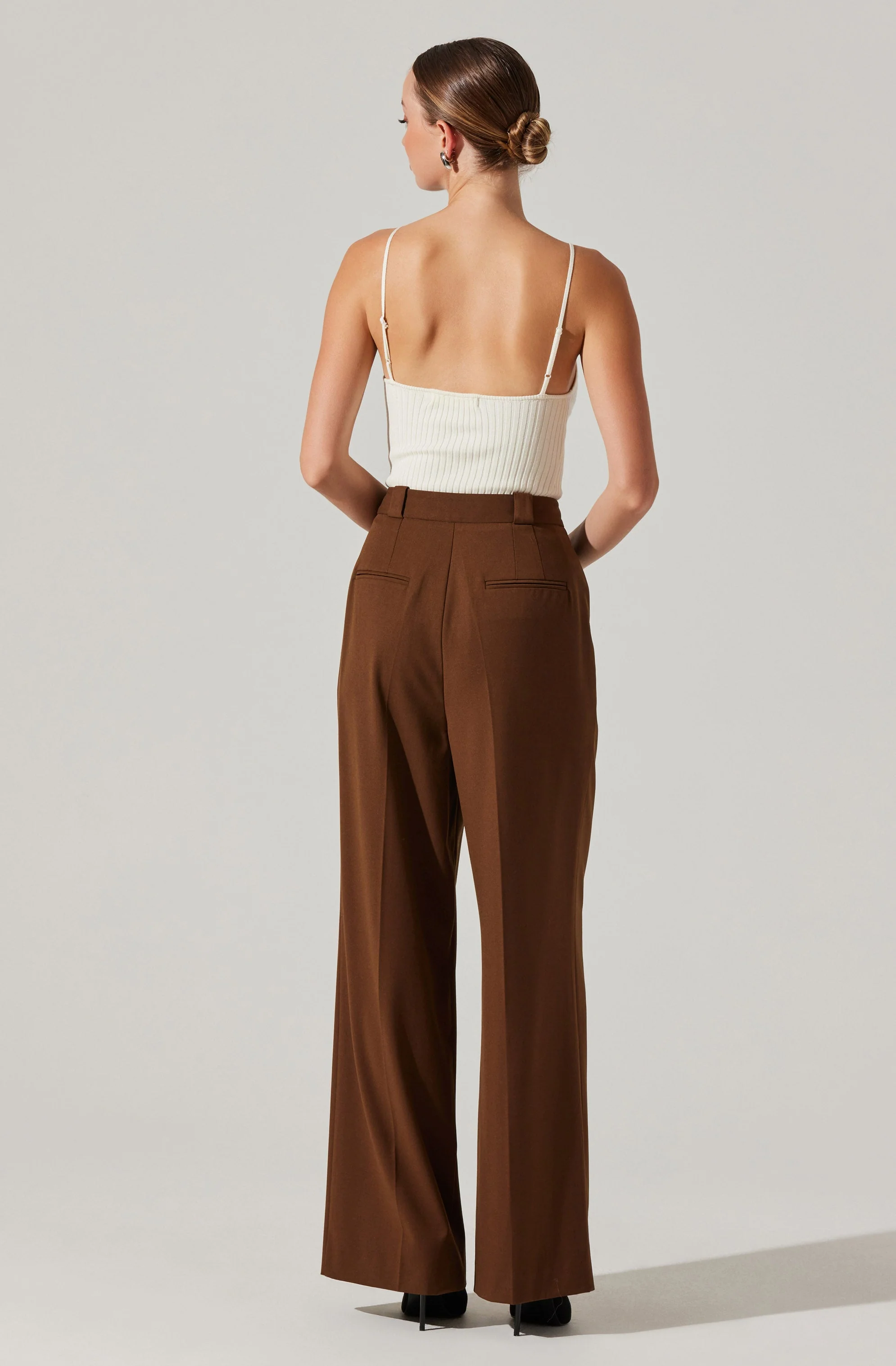 Jenini Ribbed High Neck Sweater