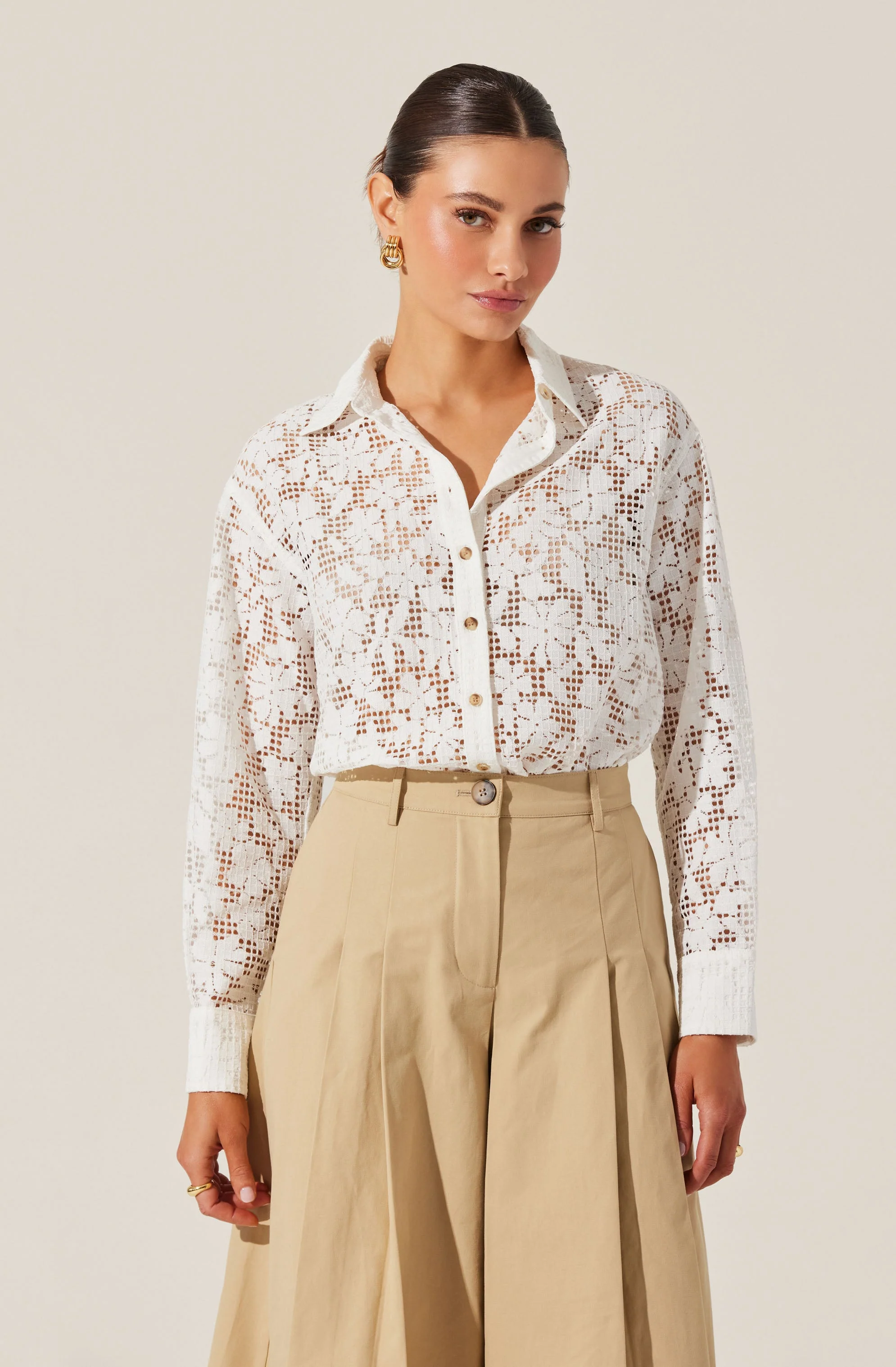 Tisa Floral Lace Top