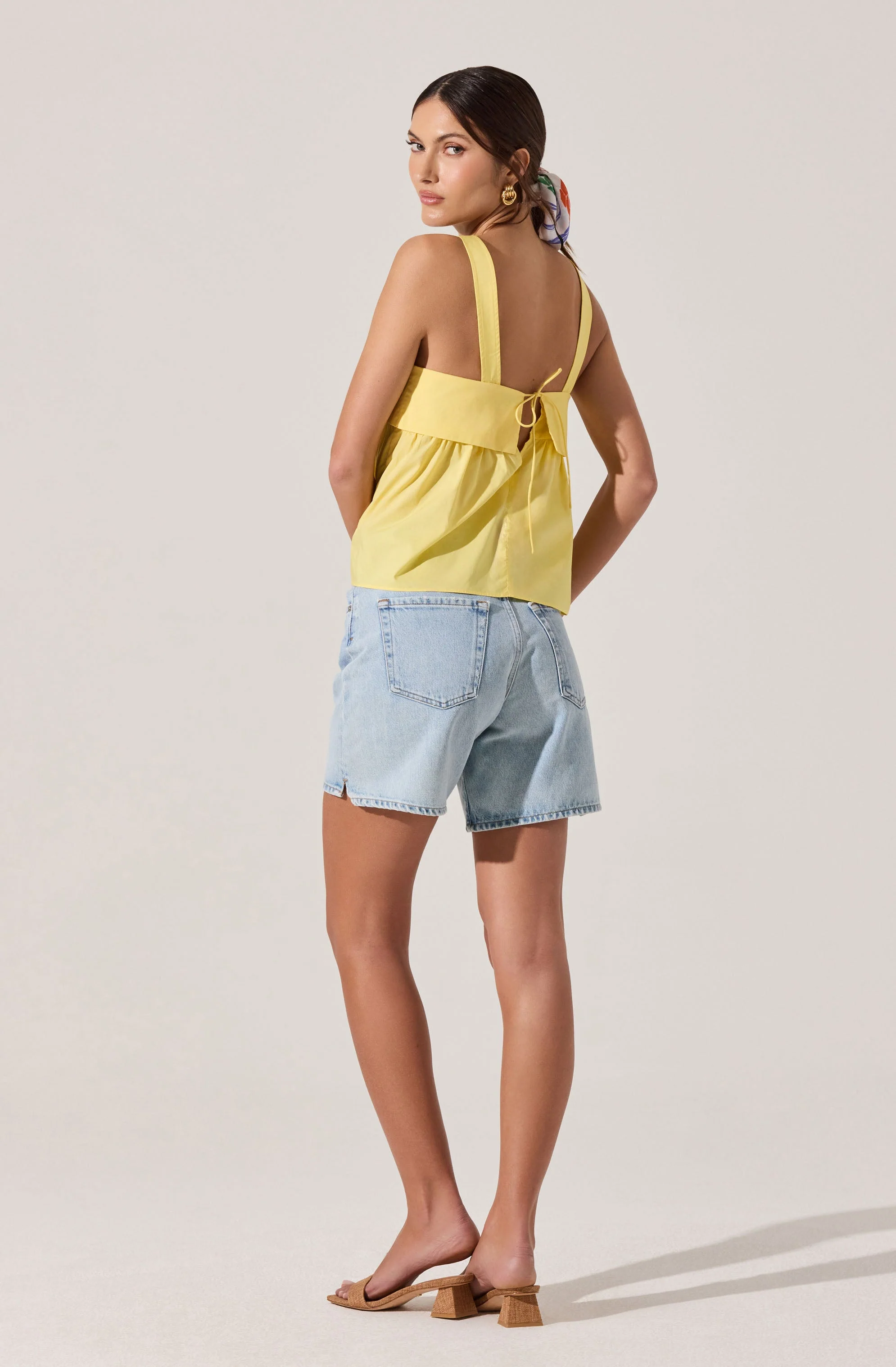 Square Neck Babydoll Top