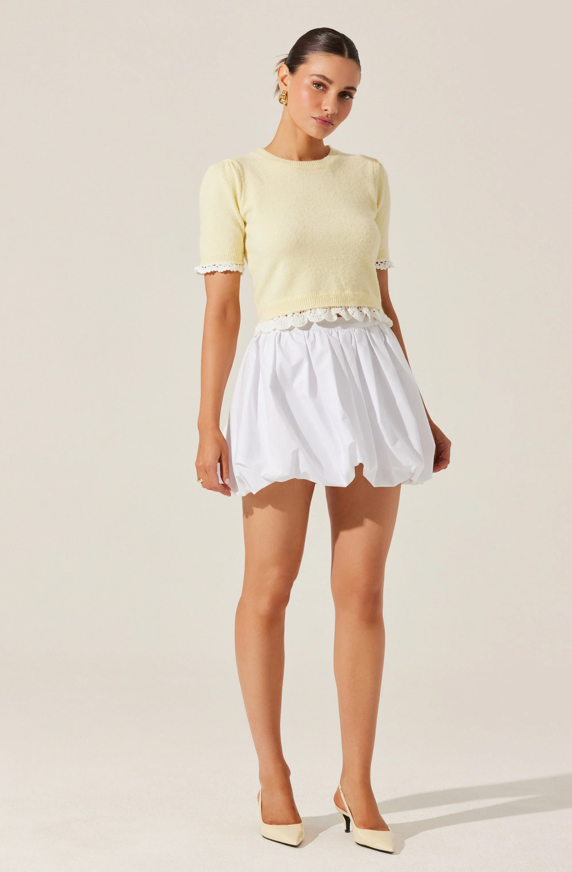 Libi Bubble Mini Skirt
