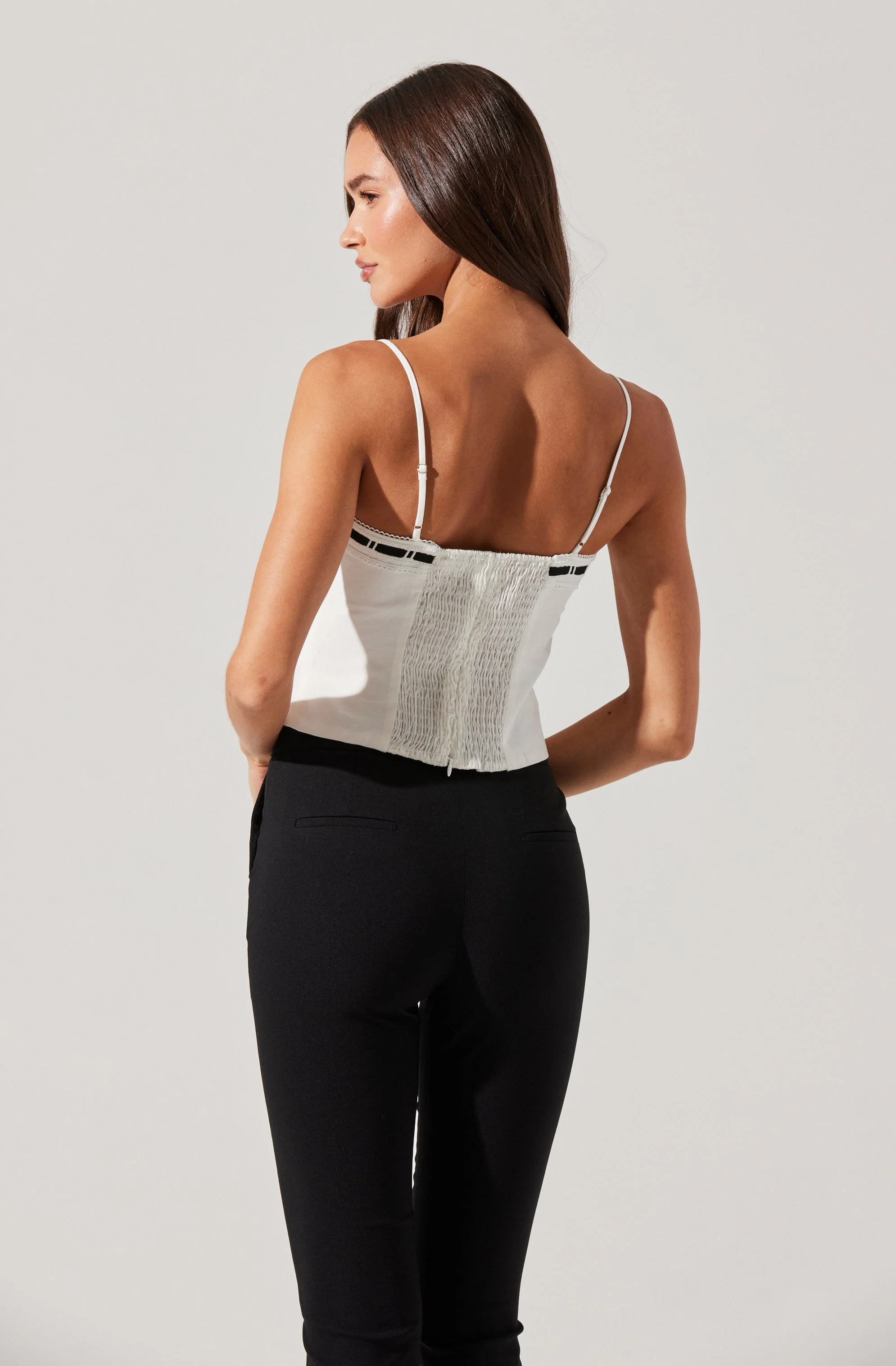 Paiton Contrast Trim Cami Top