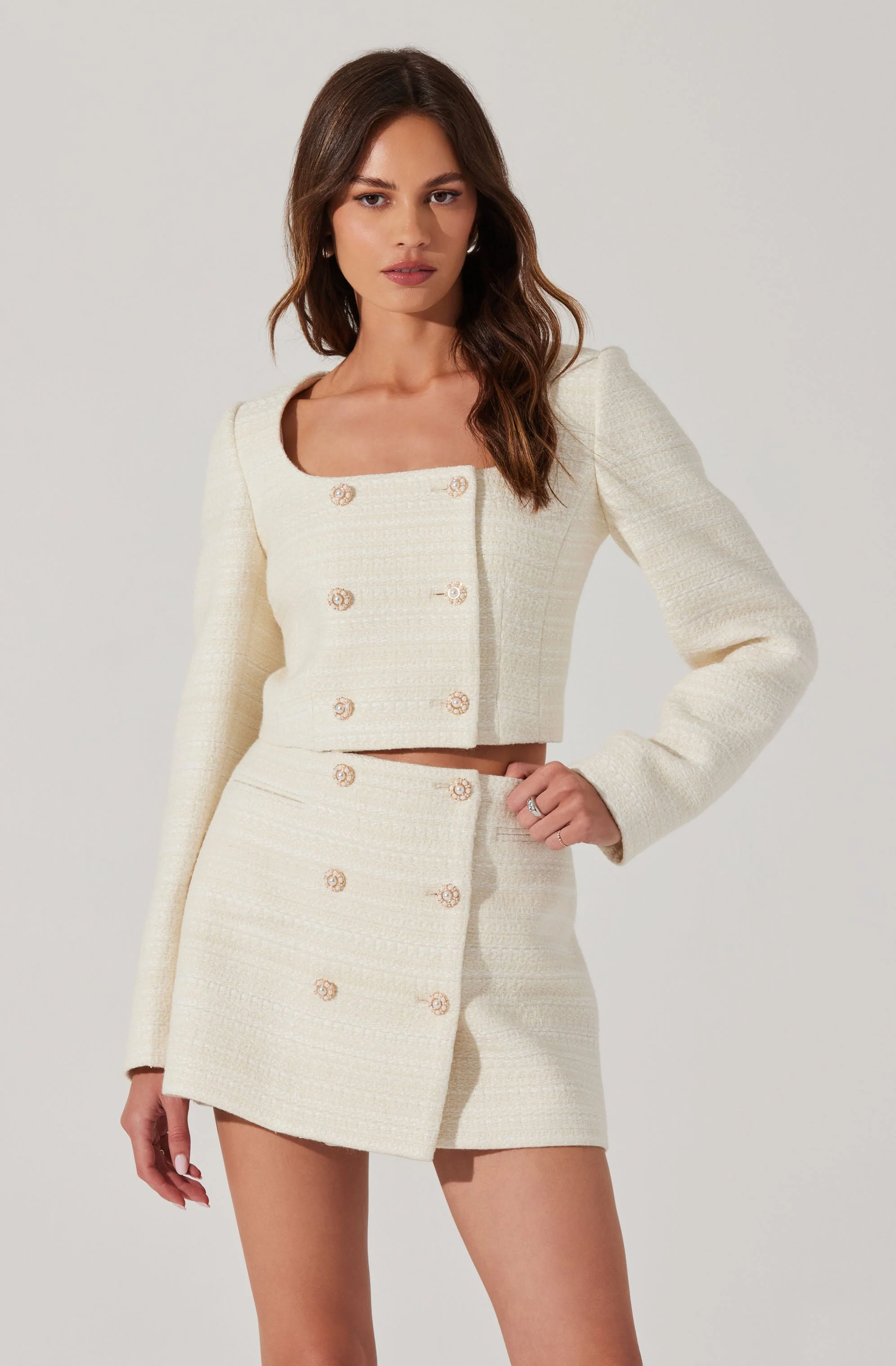 Rosario Tweed Mini Skirt