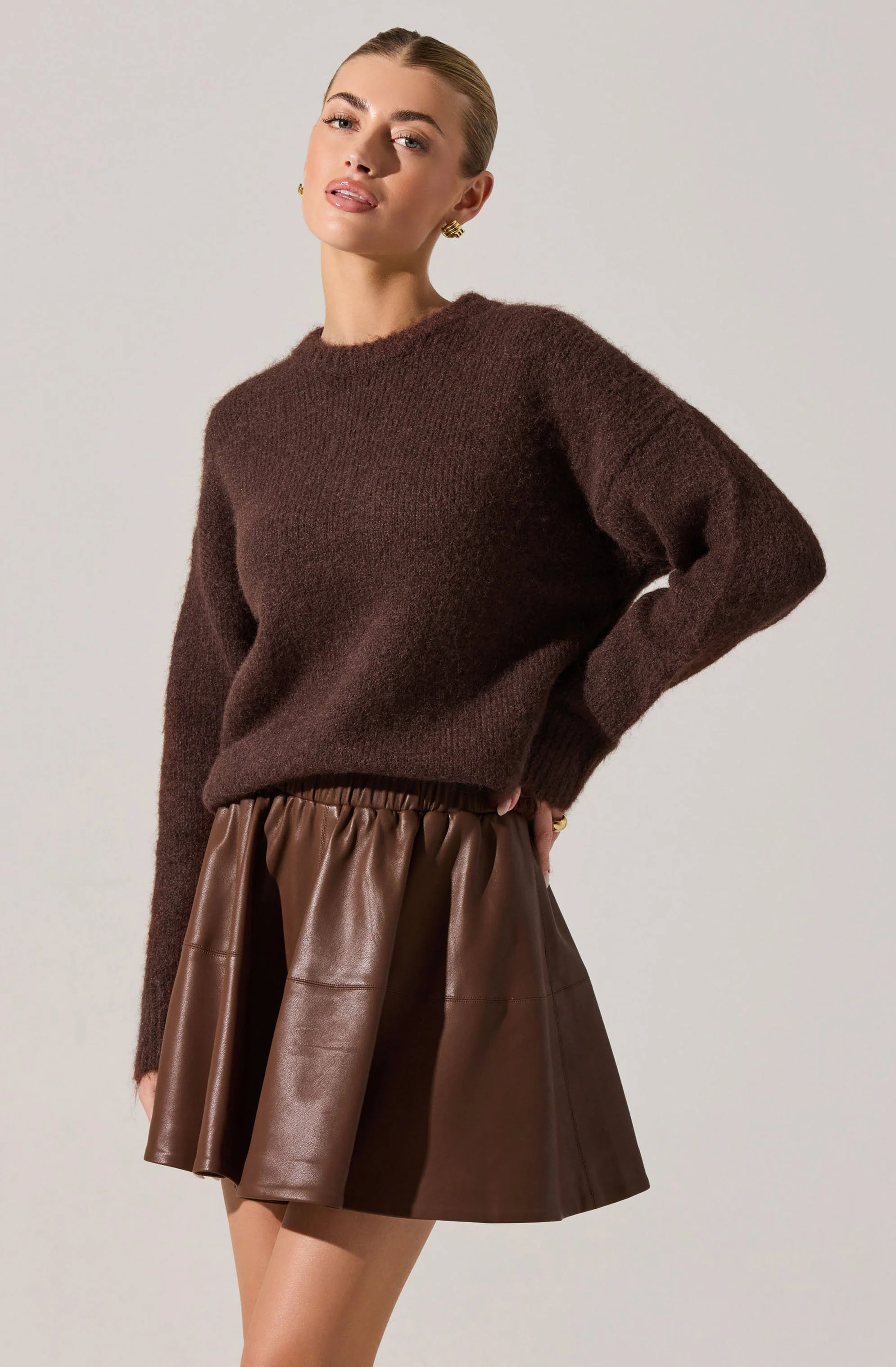 Selbie Brushed Knit Sweater