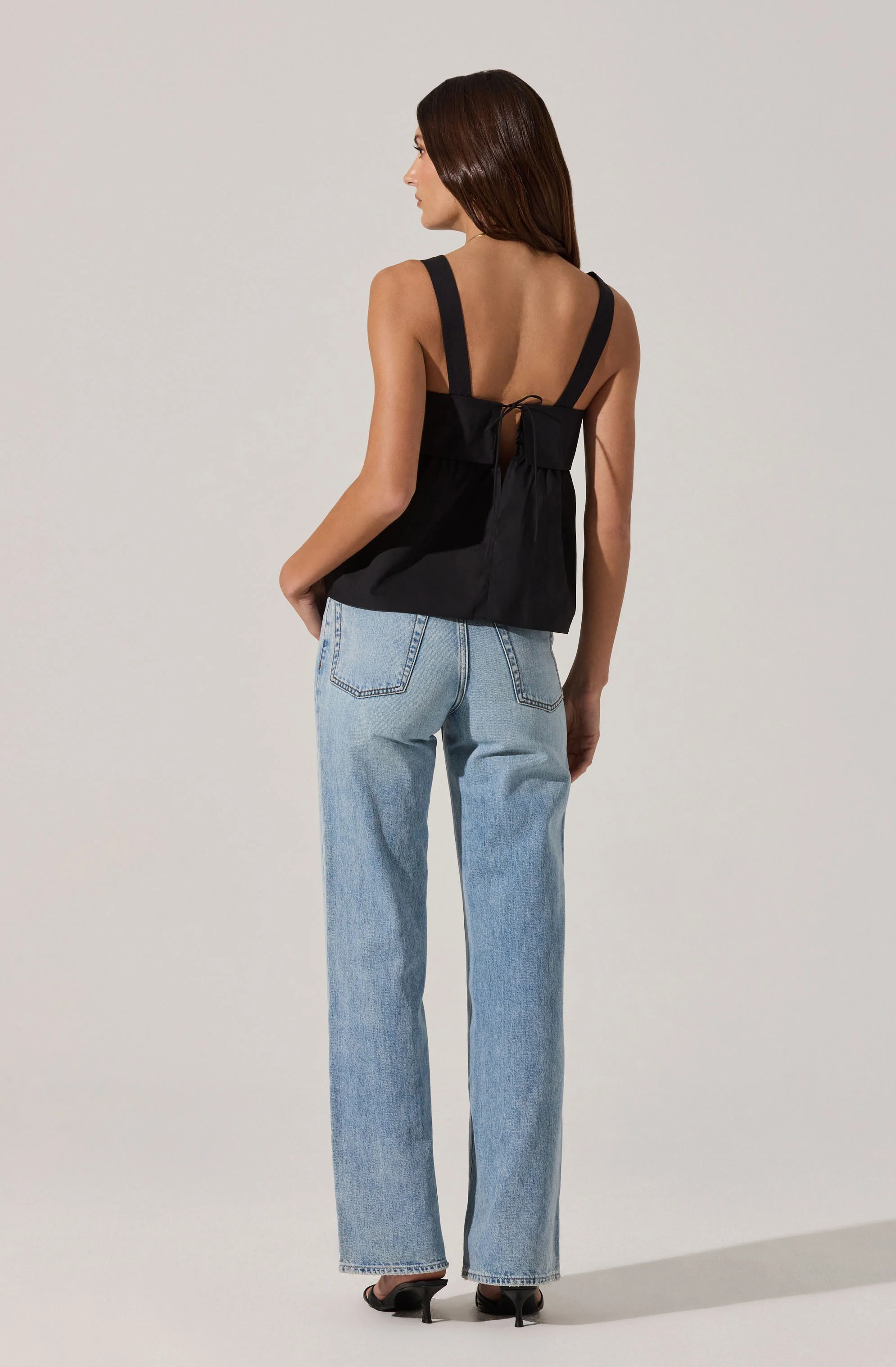 Square Neck Babydoll Top